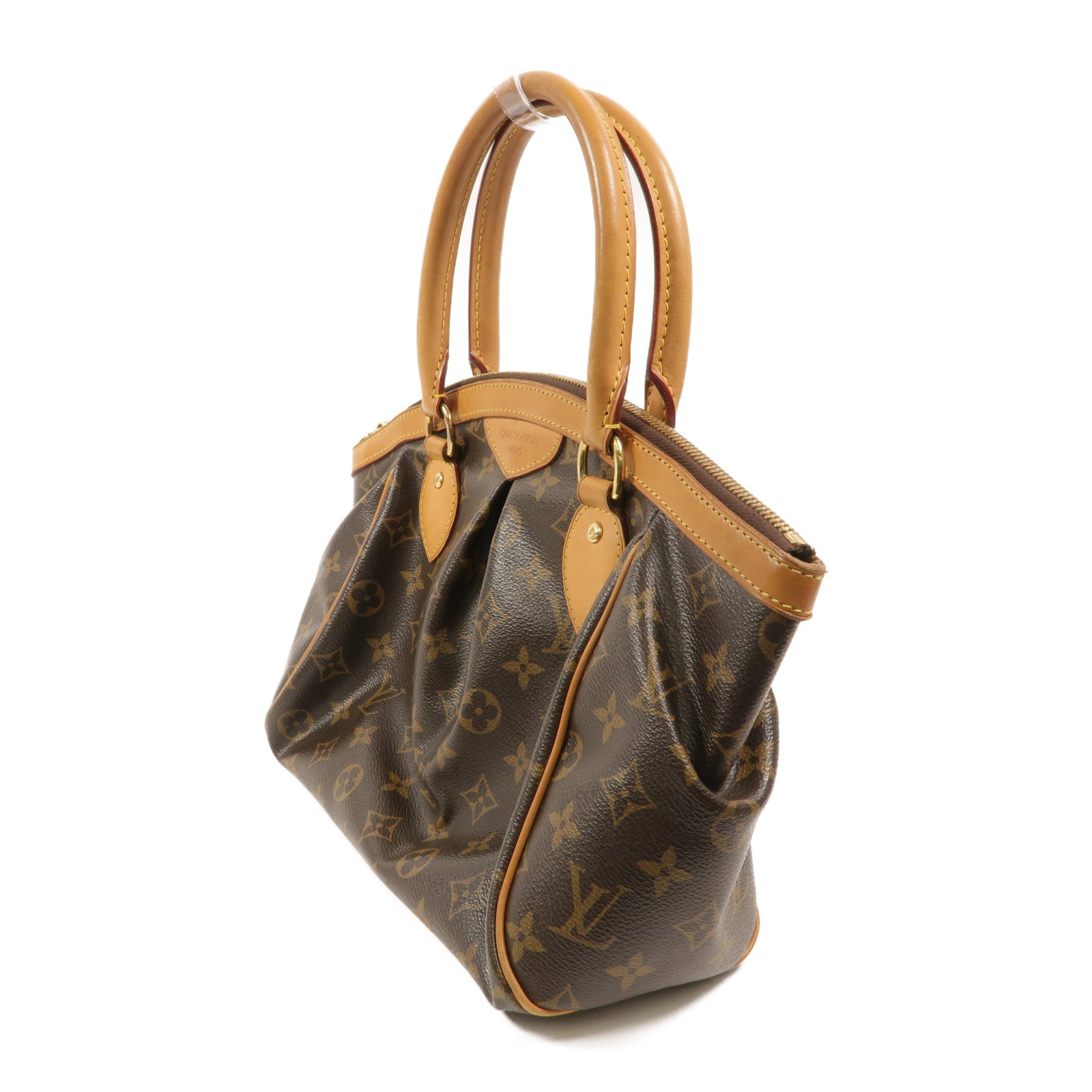 LOUIS VUITTON Monogram Tivoli PM手挽袋棕色