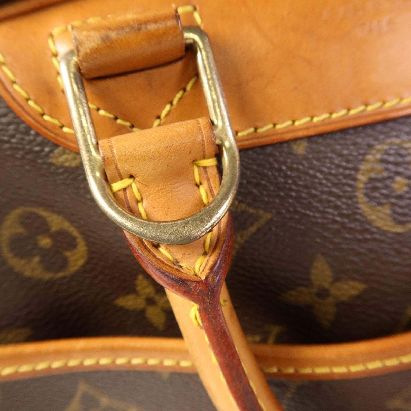 LOUIS VUITTON Monogram Trouville金扣手挽袋