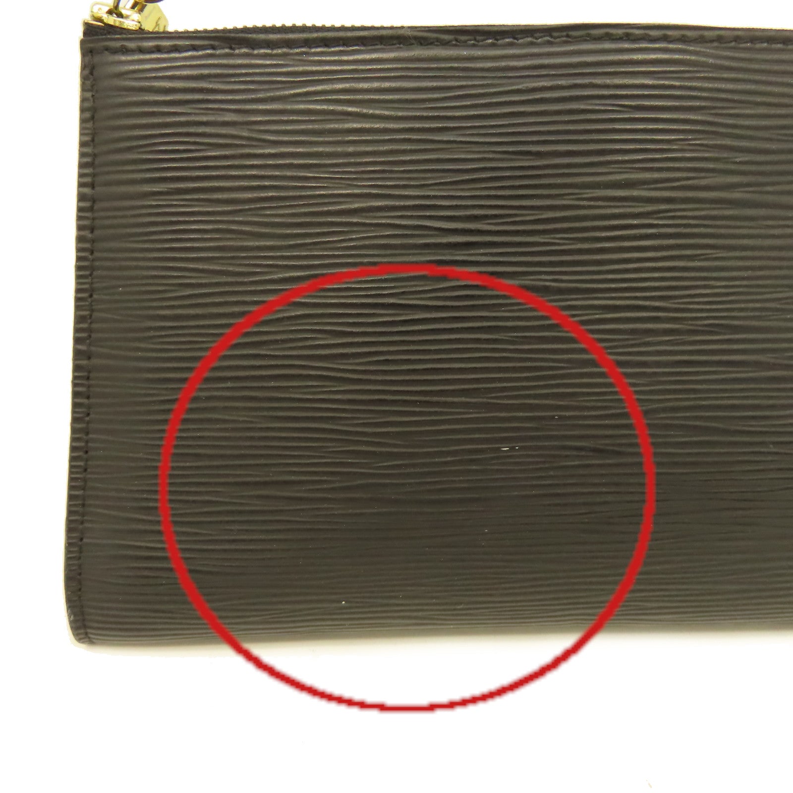 LOUIS VUITTON 【激減優惠】Epi Pochette Accessories Pouch金扣手拿包黑色