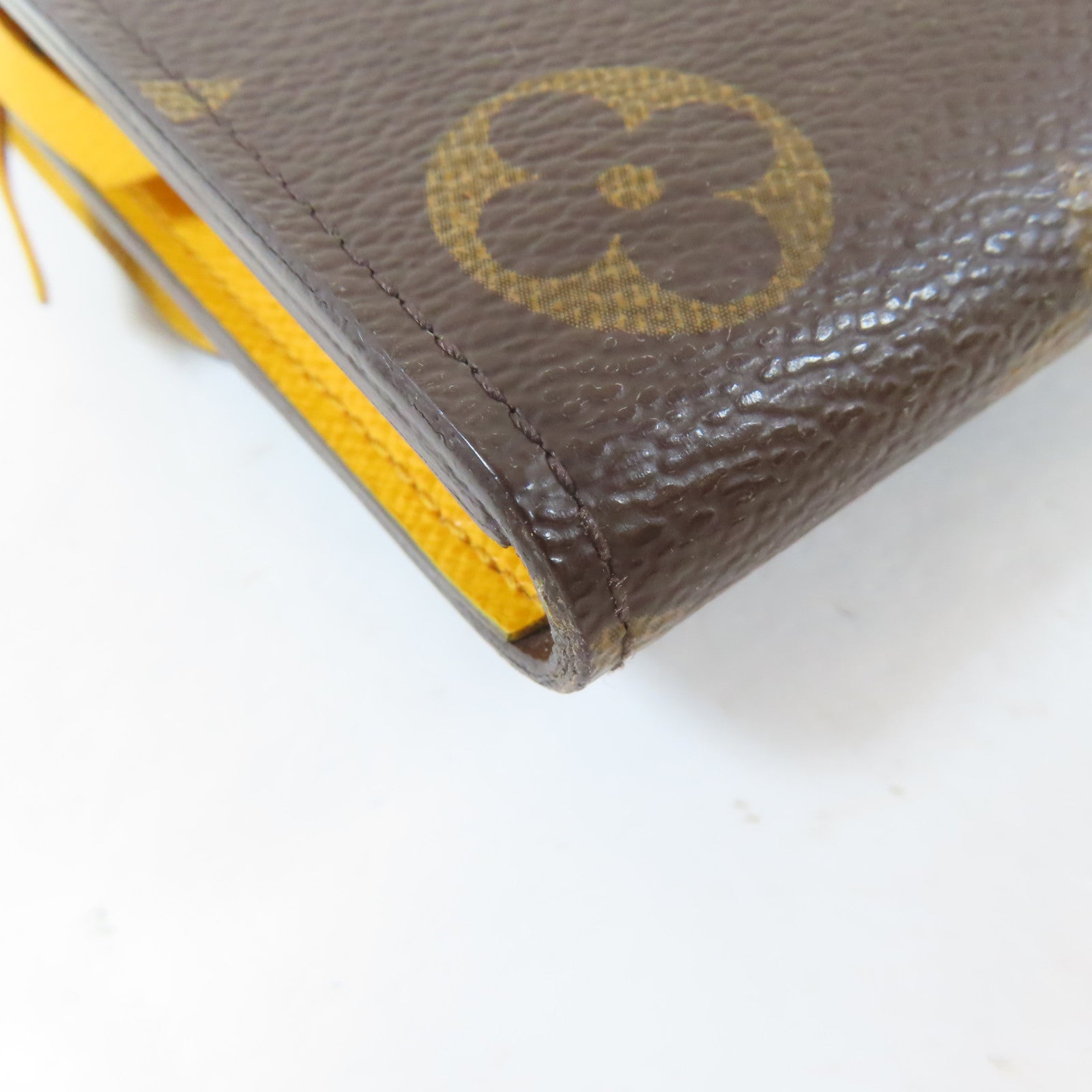 LOUIS VUITTON Monogram Emilie Wallet金扣長錢包啡色
