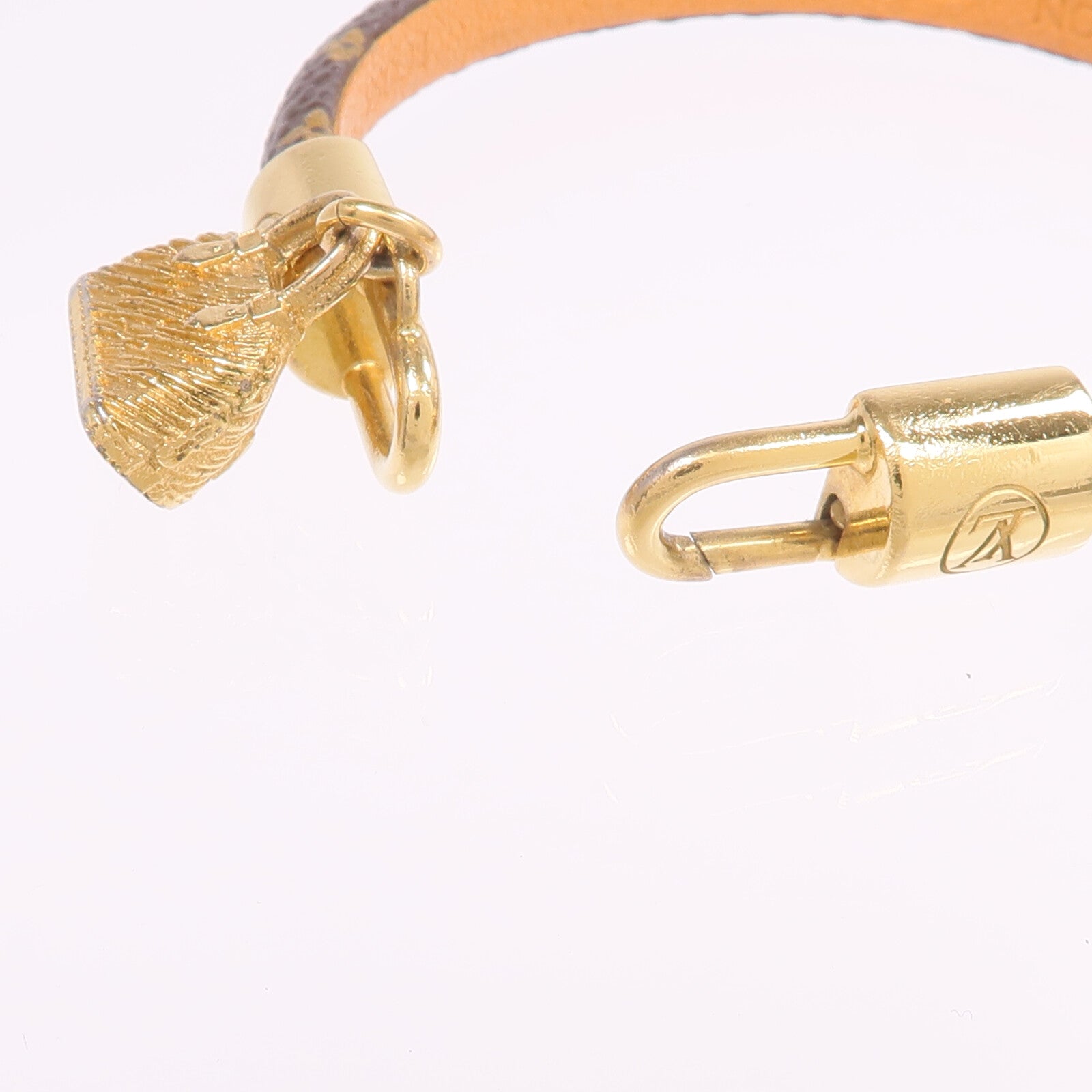 LOUIS VUITTON Monogram Alma Bracelet金扣手帶