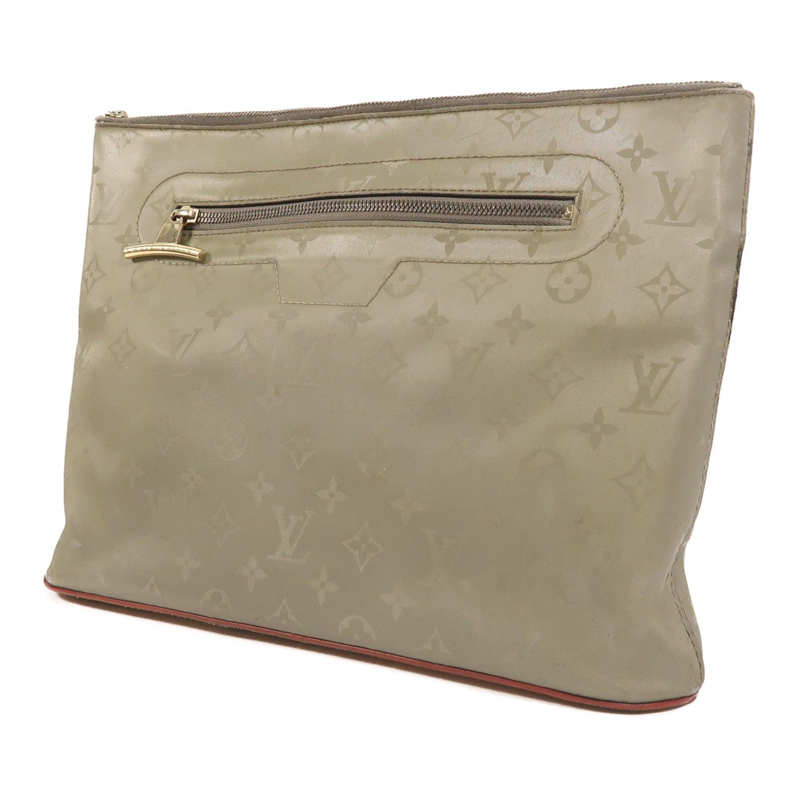 LOUIS VUITTON 【激減優惠】Monogram Titanium Pochette Cosmos金扣手拿包