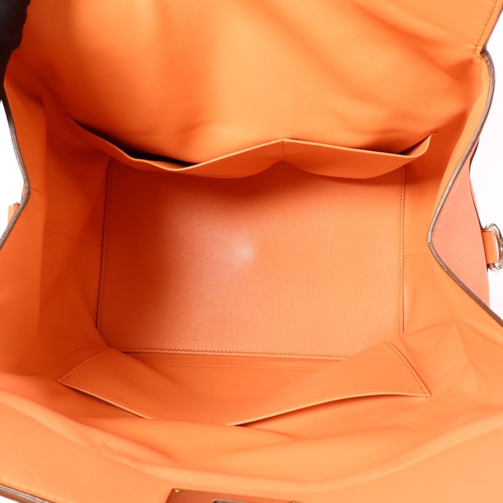 HERMES Swift皮革Tool Box 26銀扣手挽肩背兩用袋