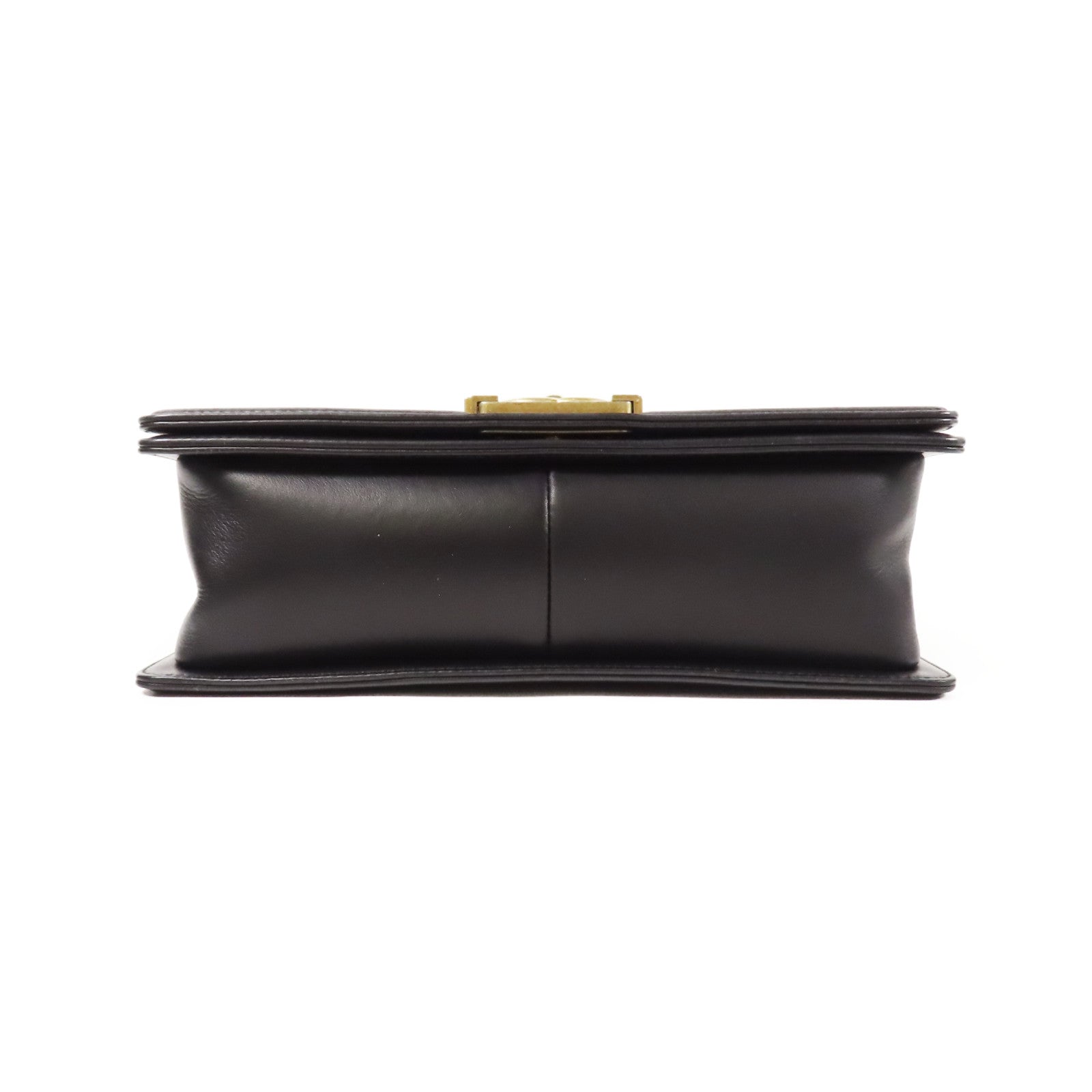 CHANEL 牛皮皮革Boy 25金扣肩背袋