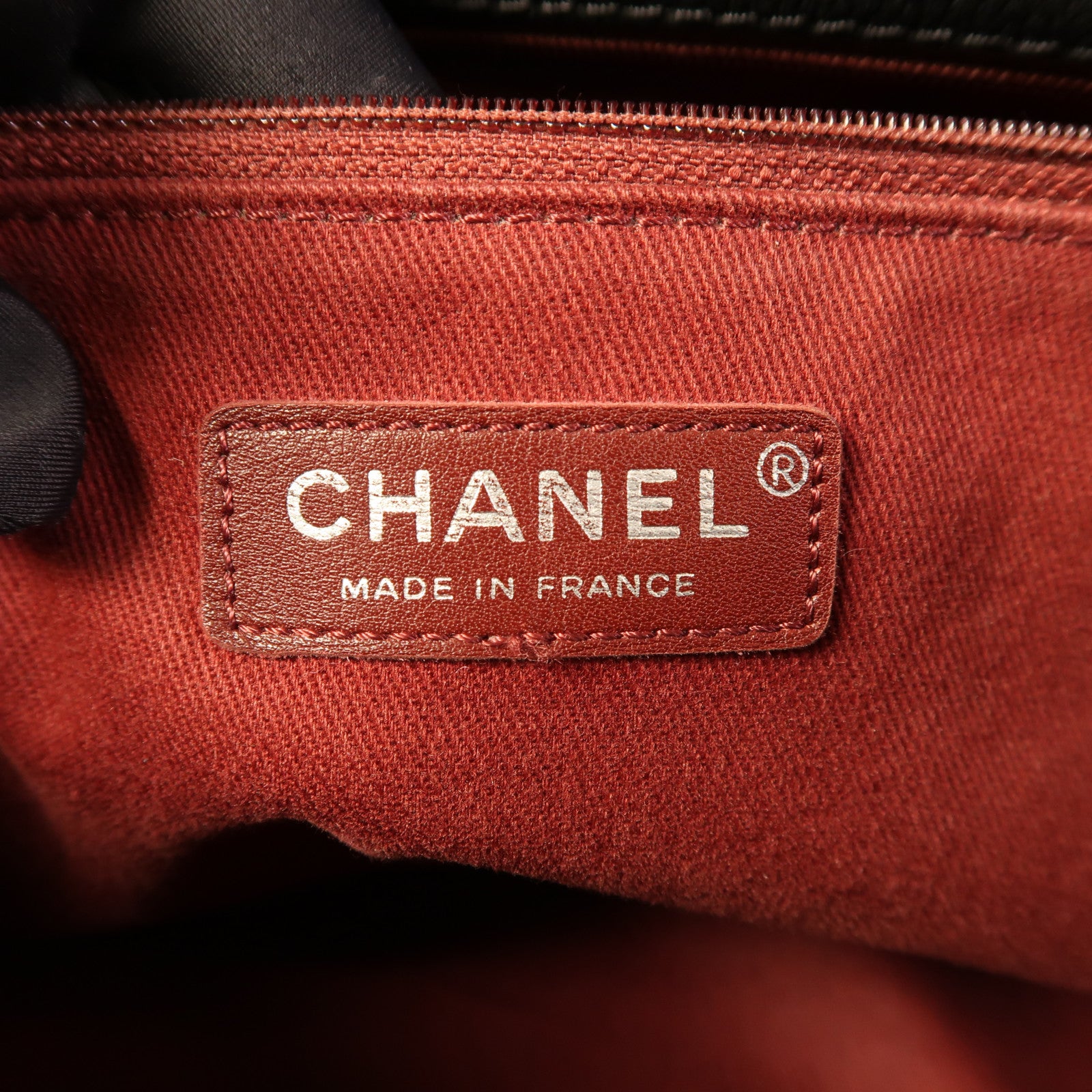 CHANEL 牛皮皮革Chain Shoulder銀扣鏈帶肩背袋