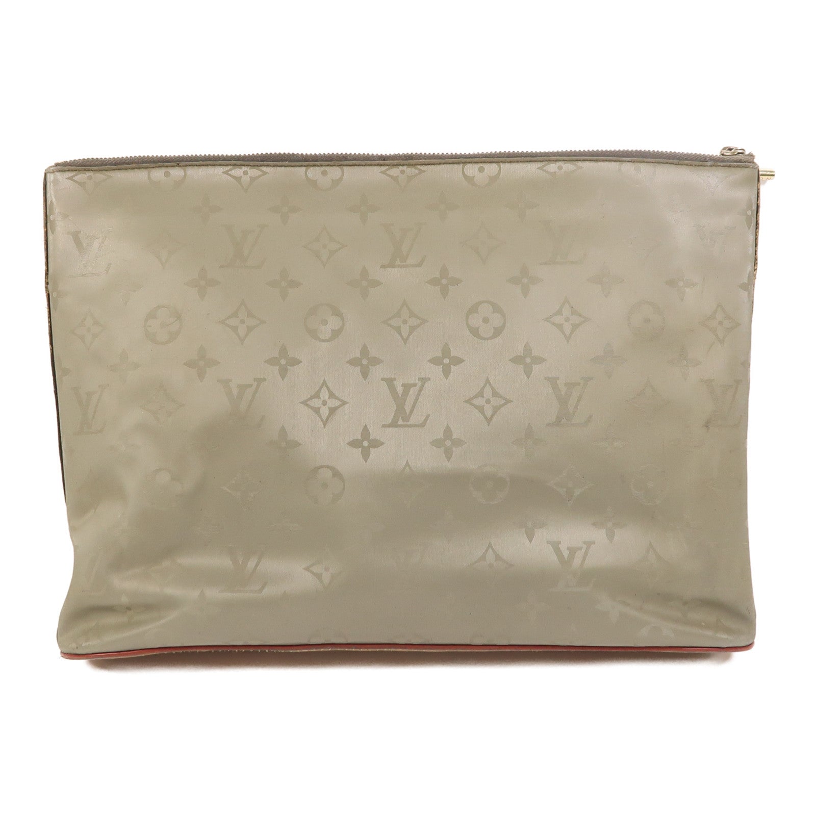 LOUIS VUITTON Monogram Titanium Pochette Cosmos金扣手拿包