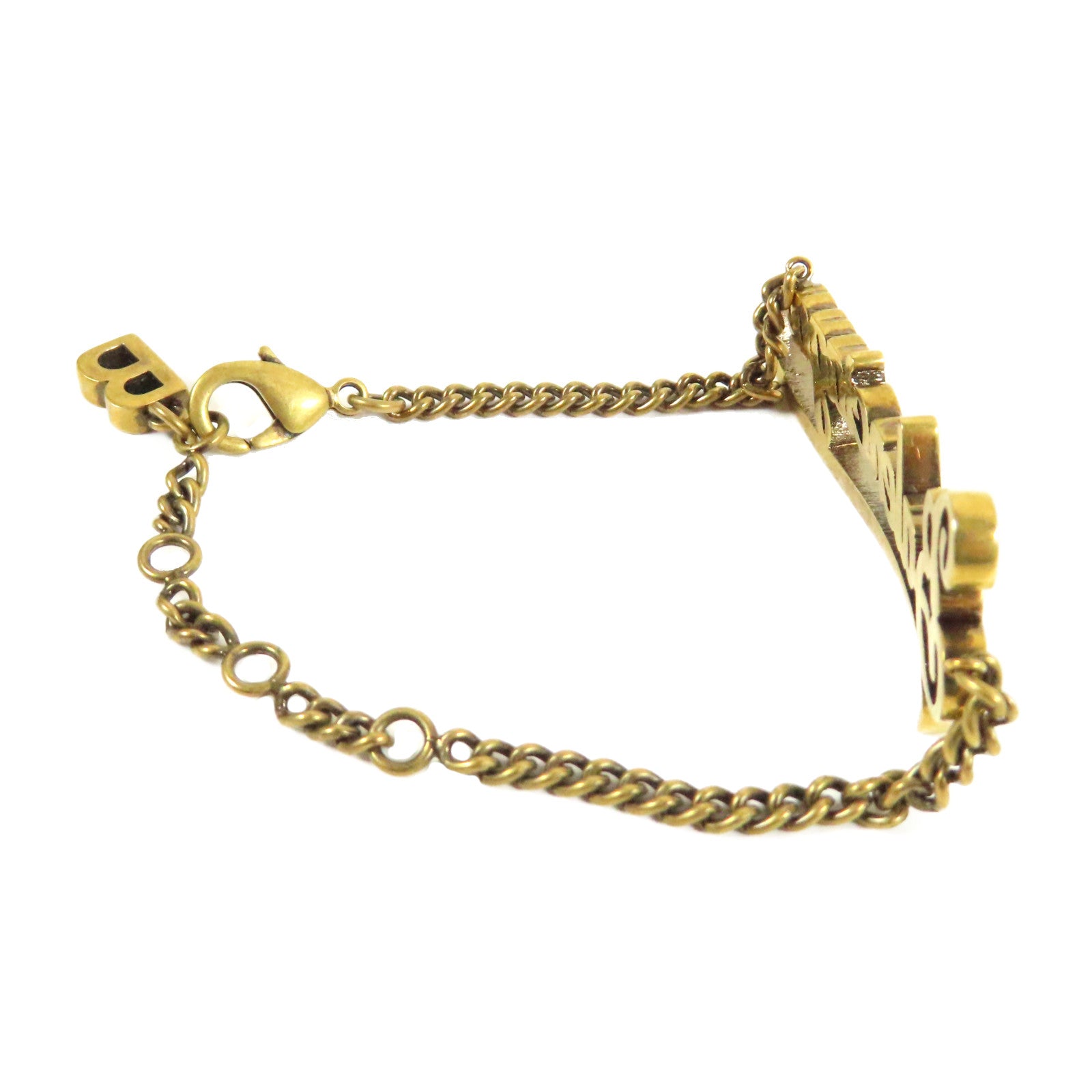BALENCIAGA 【激減優惠】金屬Bracelet金扣手鏈金色