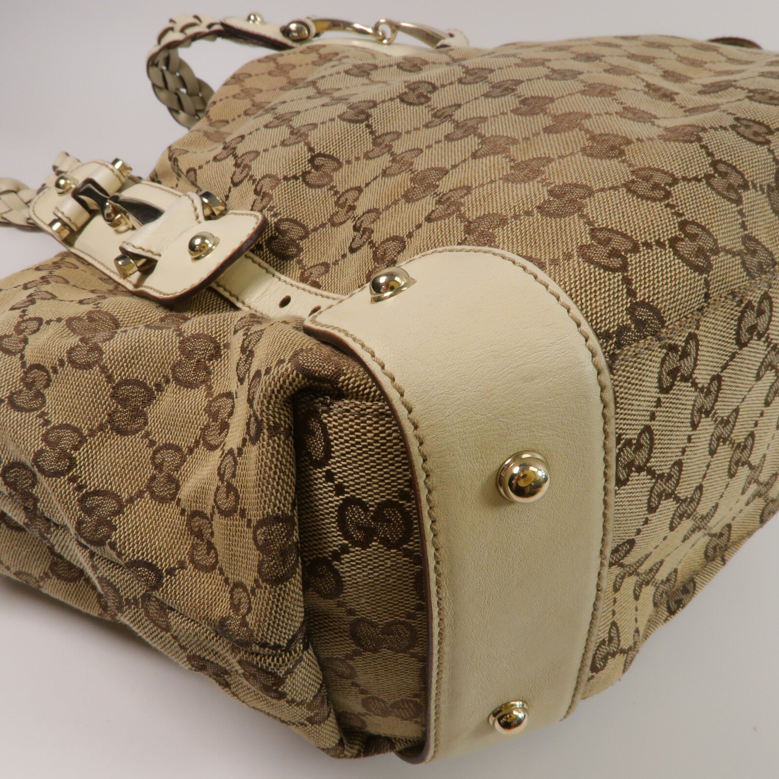 GUCCI 帆布Shoulder Tote肩背袋/手挽袋