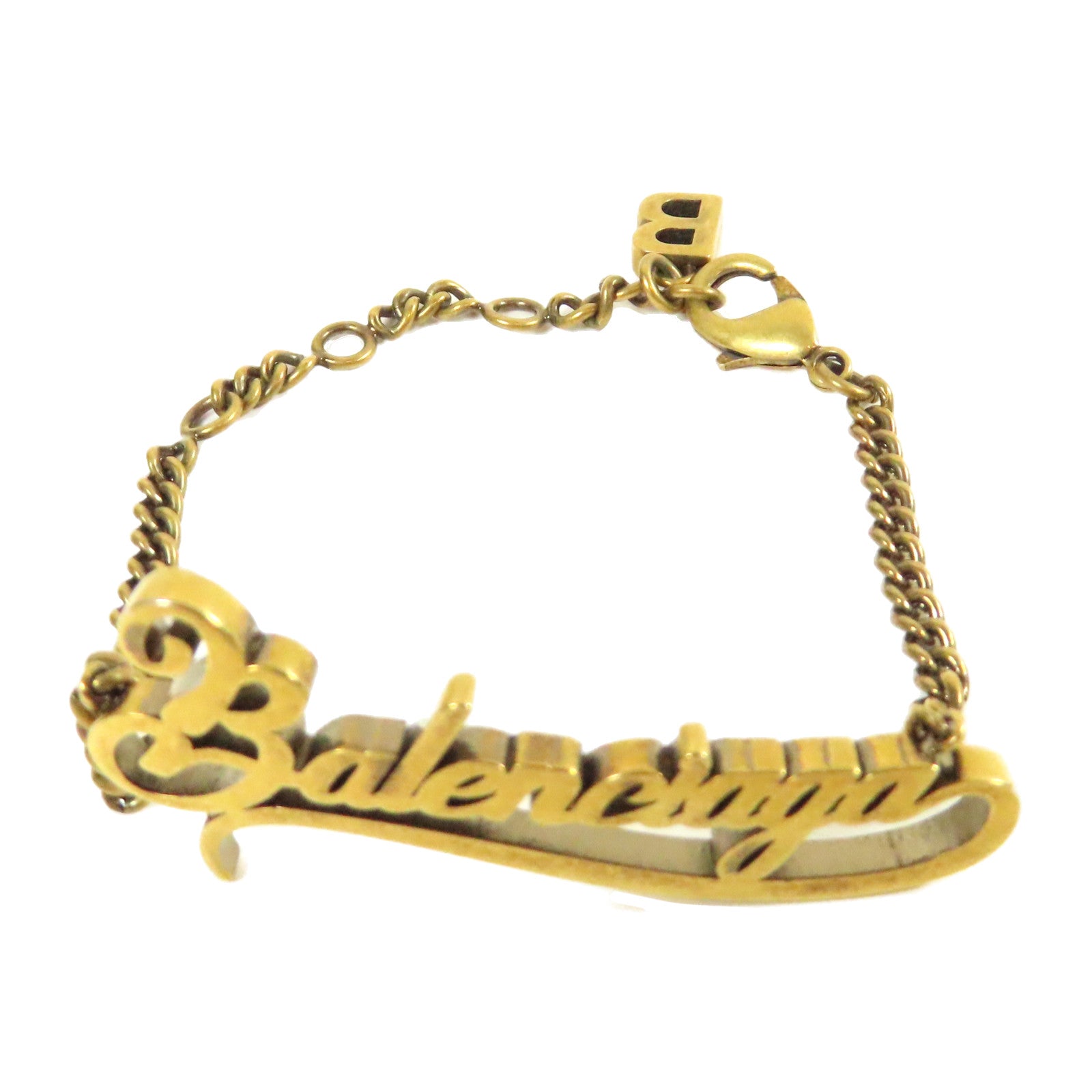 BALENCIAGA 【激減優惠】金屬Bracelet金扣手鏈金色