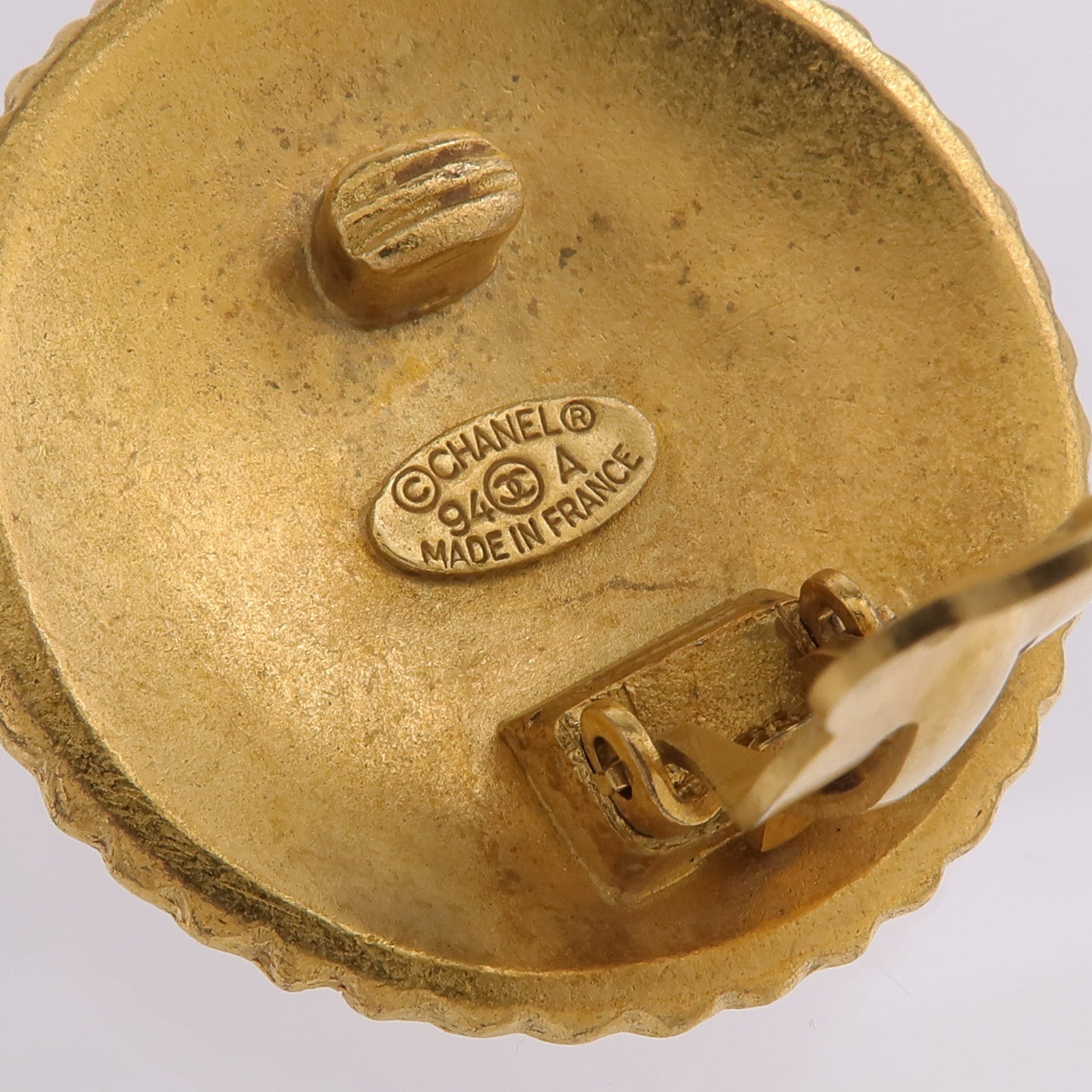 CHANEL 金屬Vintage Earrings耳環