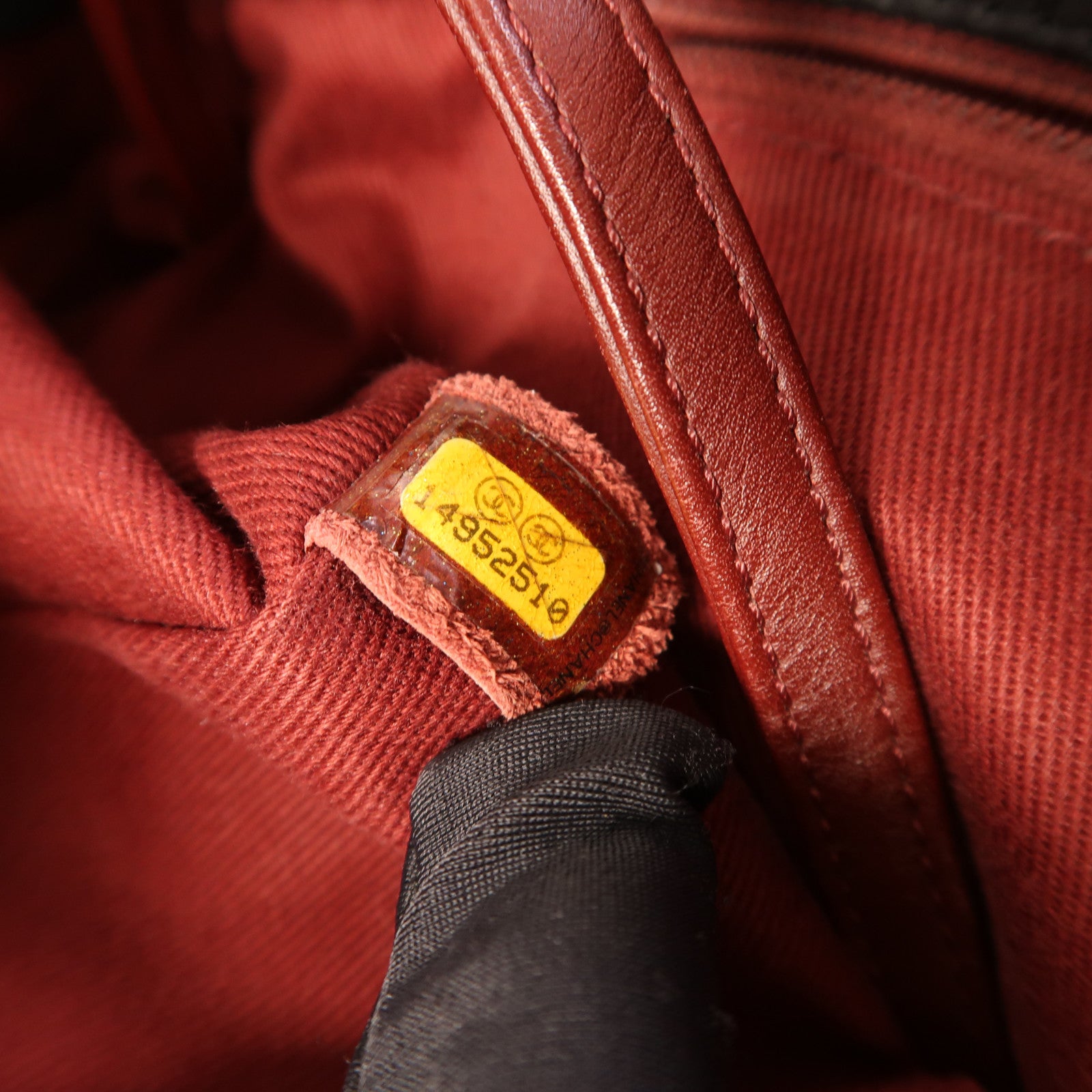 CHANEL 牛皮皮革Chain Shoulder銀扣鏈帶肩背袋