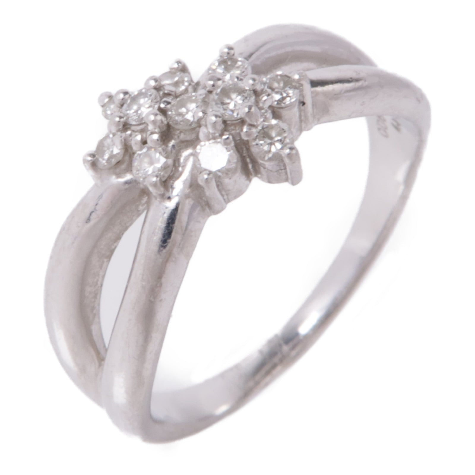 JEWELRY PT900鉑金Diamond Ring鑽石戒指US#7.25