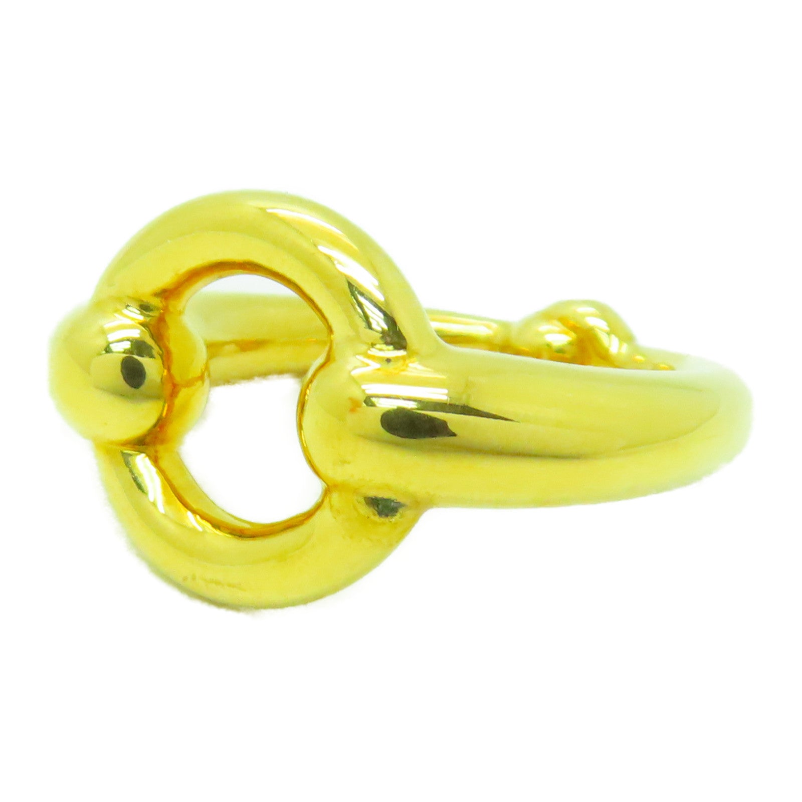 HERMES 【激減優惠】金屬Scarf Ring絲巾扣金色