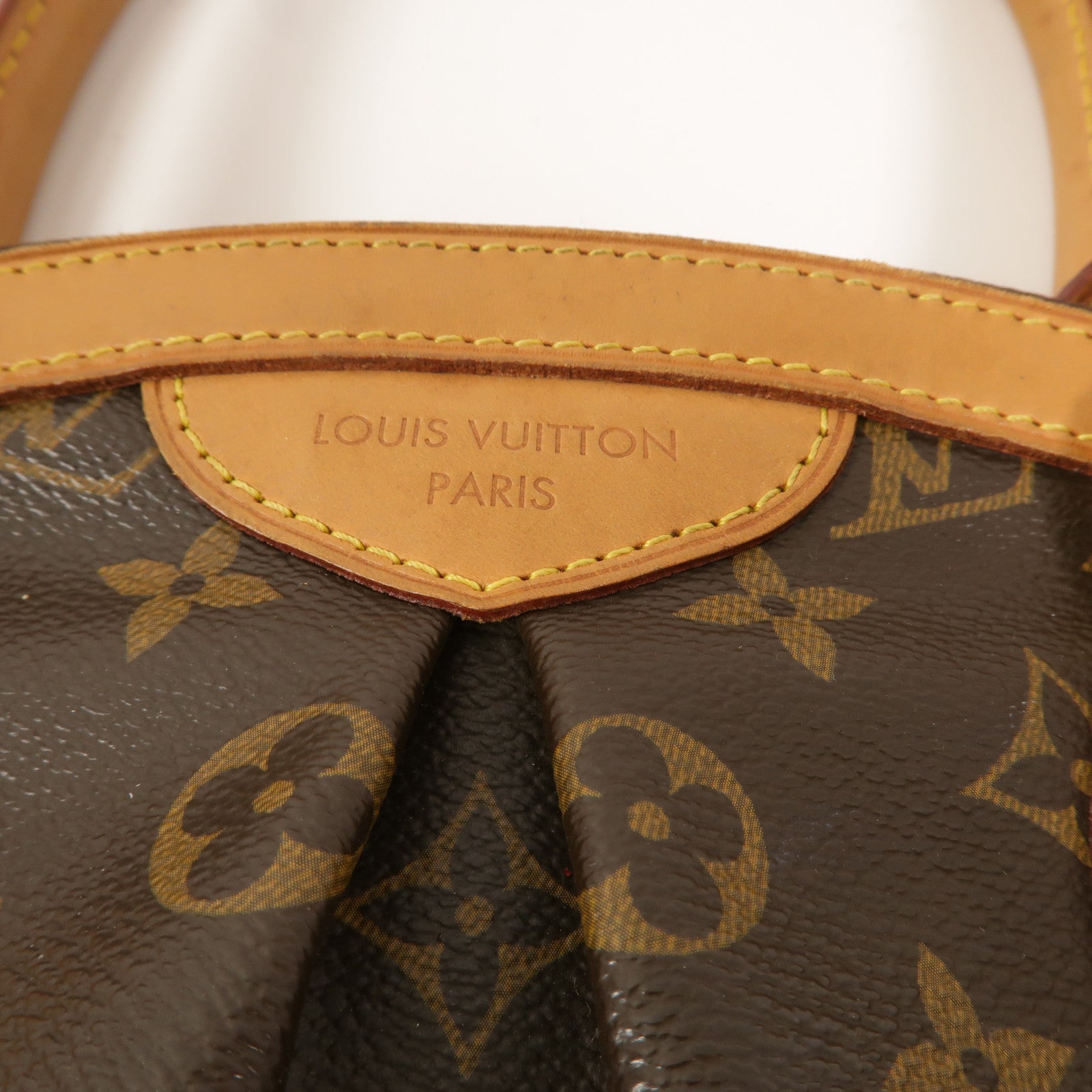 LOUIS VUITTON Monogram Tivoli PM手挽袋棕色