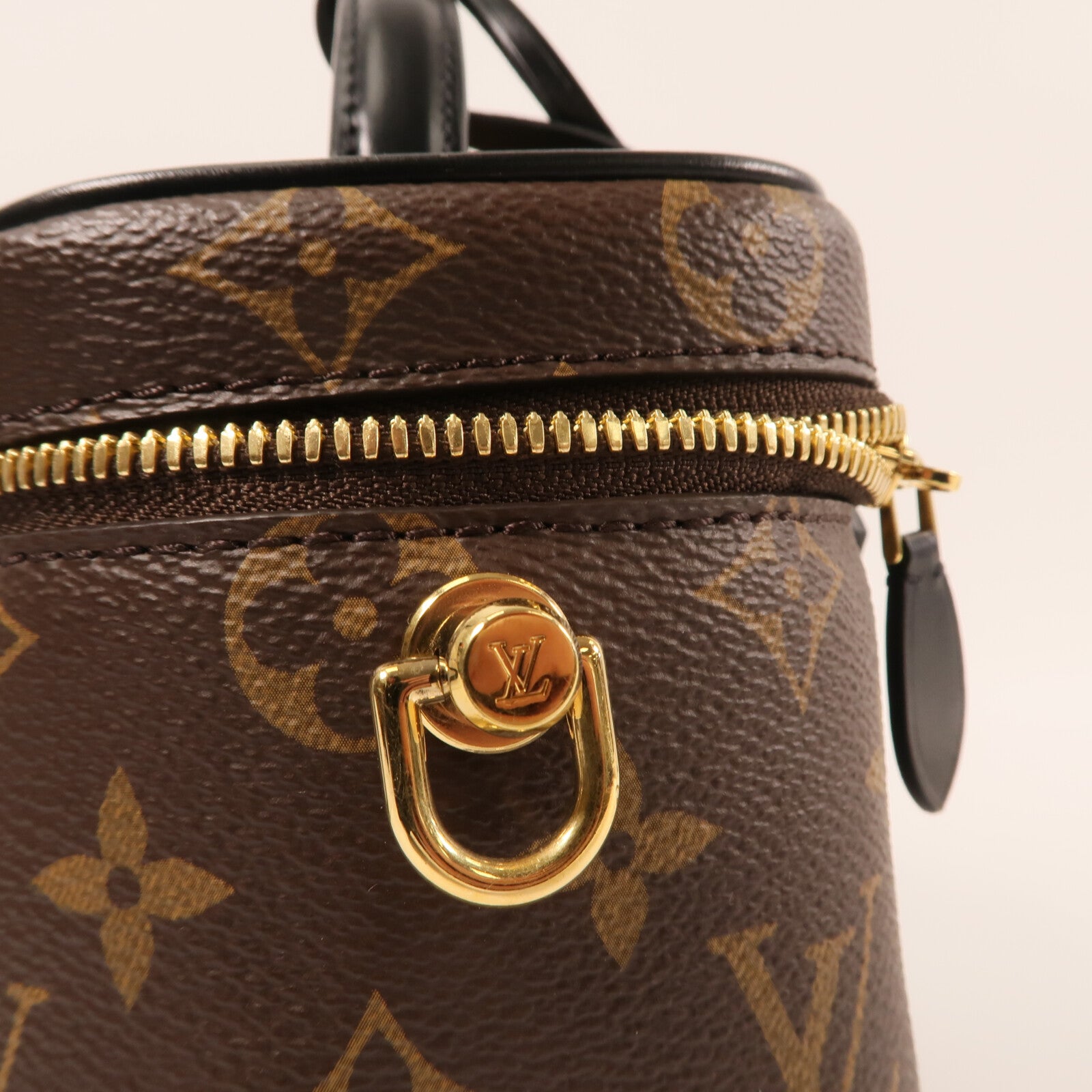 LOUIS VUITTON Monogram Reverse Vanity PM金扣手挽肩背兩用袋