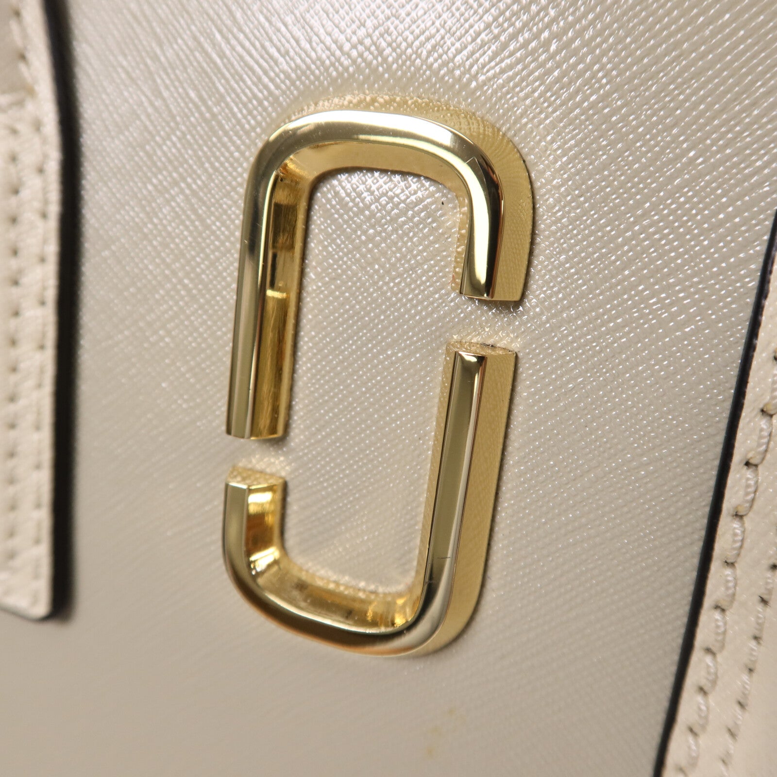 MARC JACOBS 牛皮皮革Little Big Shot Bag金扣手挽肩背兩用