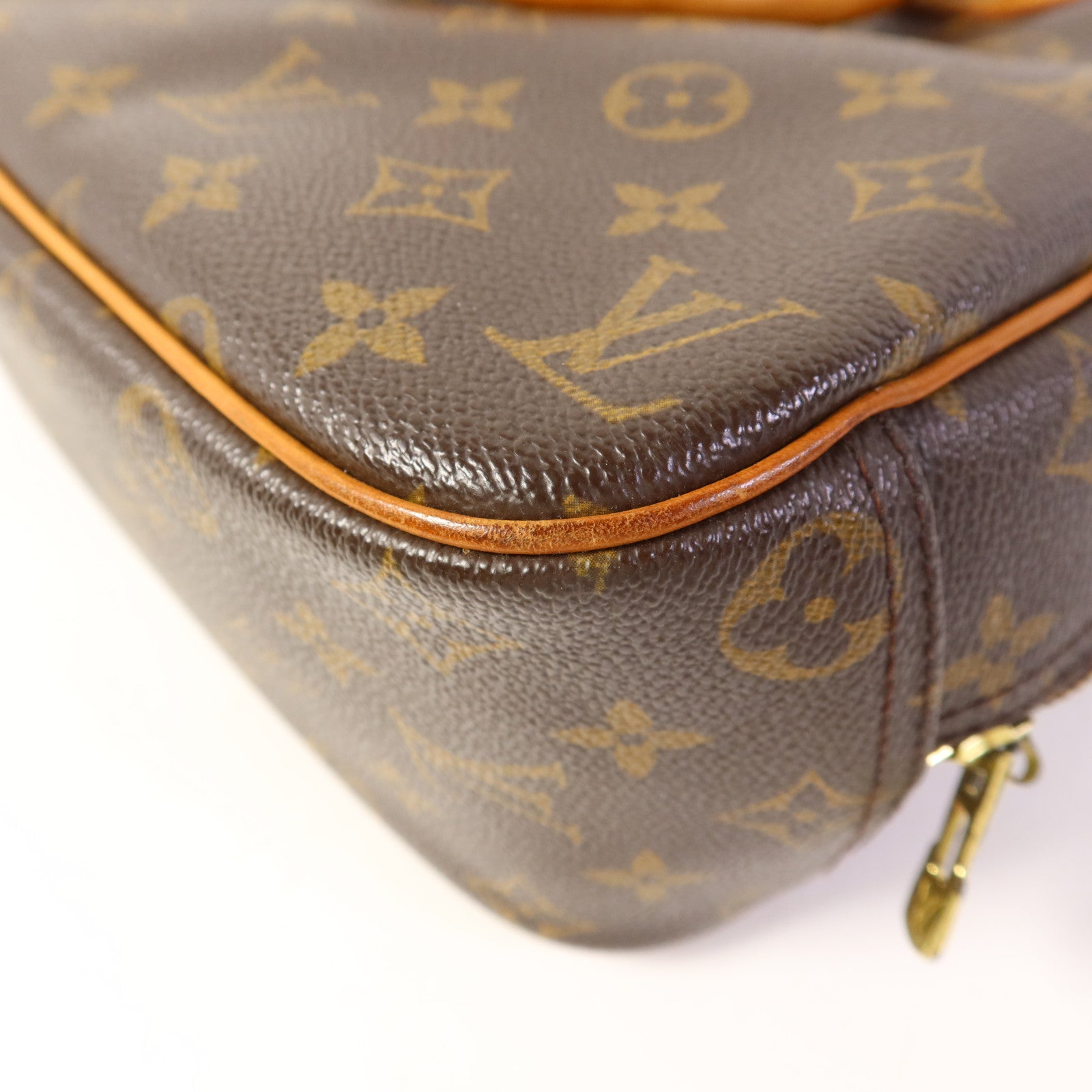 LOUIS VUITTON Monogram Trouville金扣手挽袋