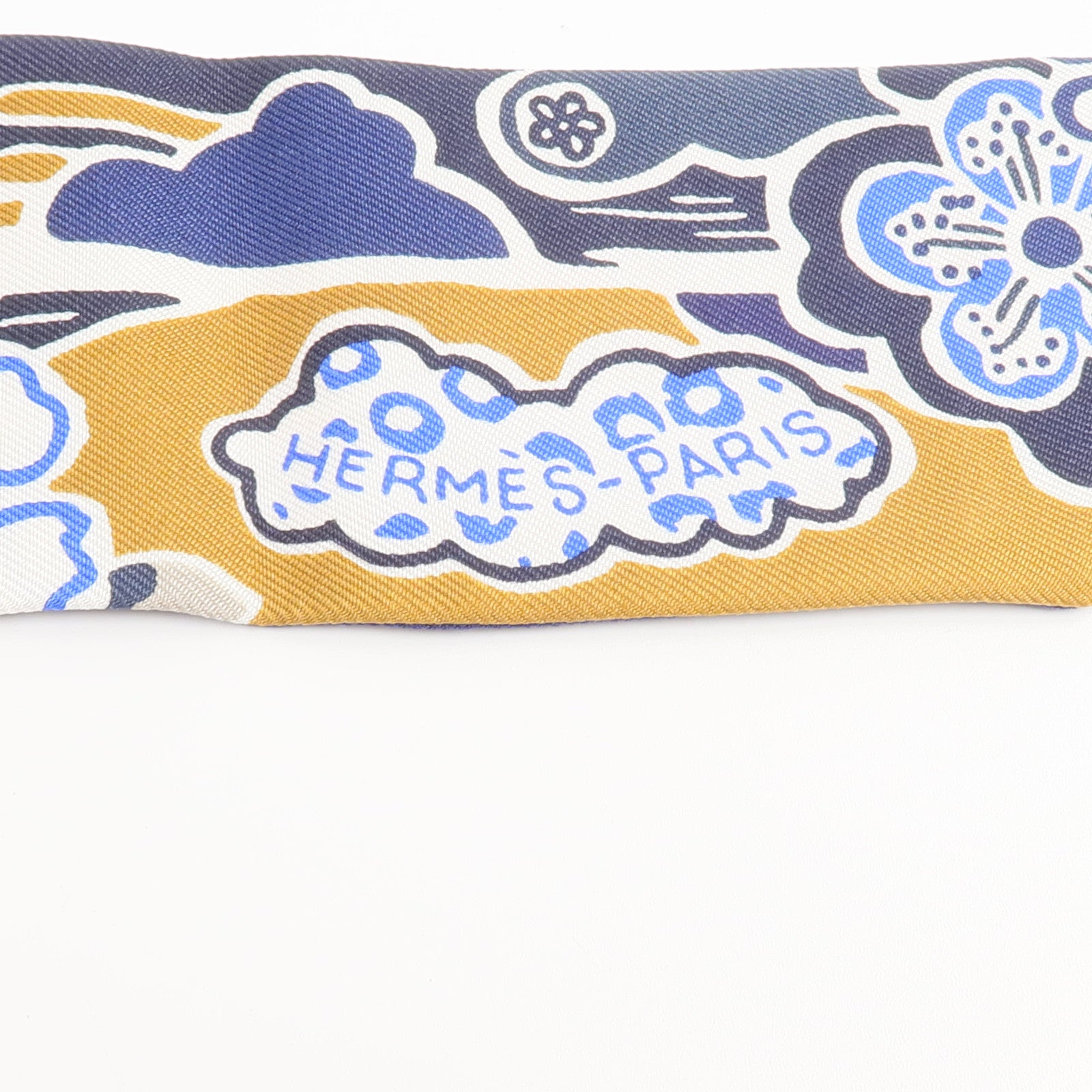 HERMES 絲質Twilly絲巾