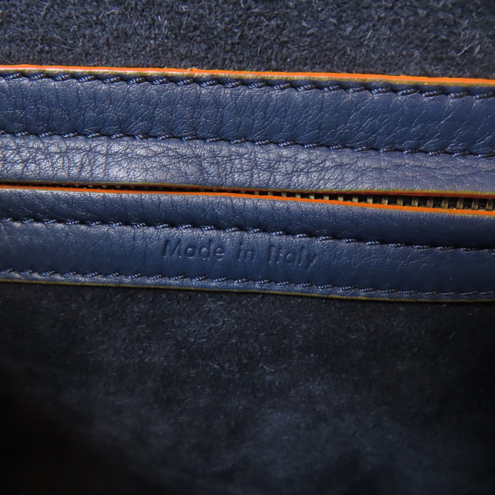 CELINE 牛皮皮革Tote Bag手挽袋藍色