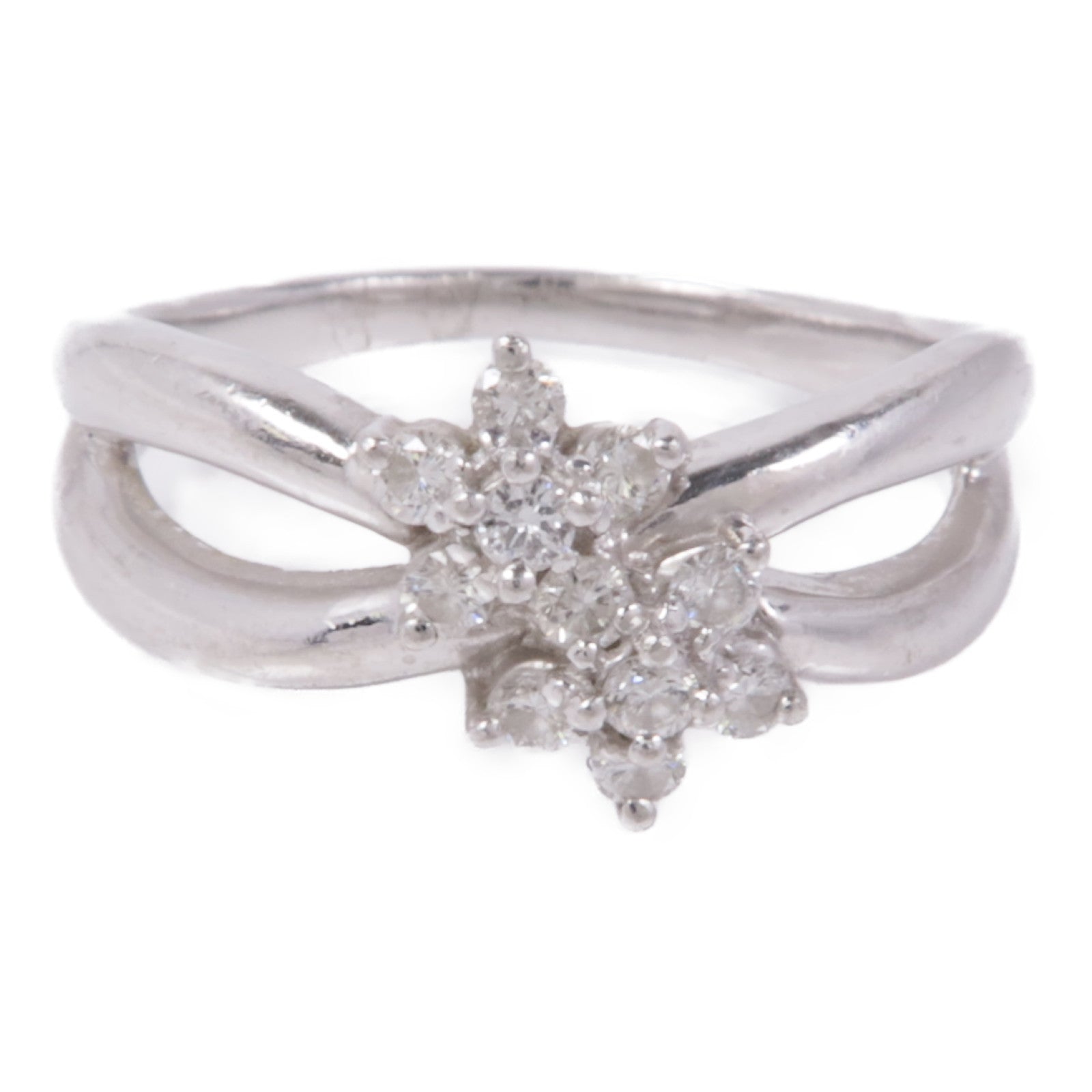 JEWELRY PT900鉑金Diamond Ring鑽石戒指US#7.25