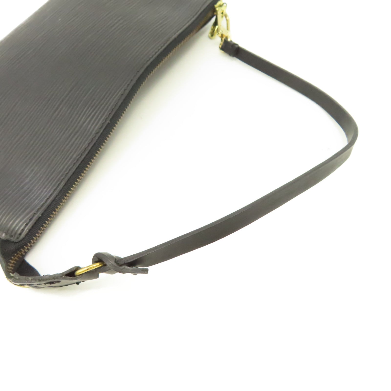 LOUIS VUITTON 【激減優惠】Epi Pochette Accessories Pouch金扣手拿包黑色
