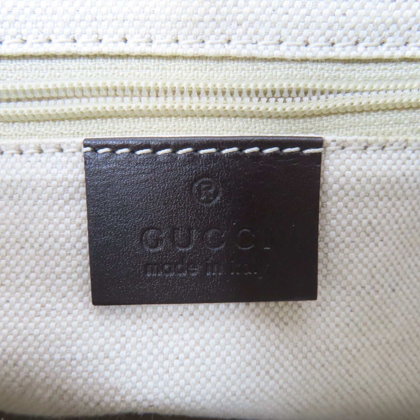 GUCCI 帆布Sukey金扣肩背袋啡色