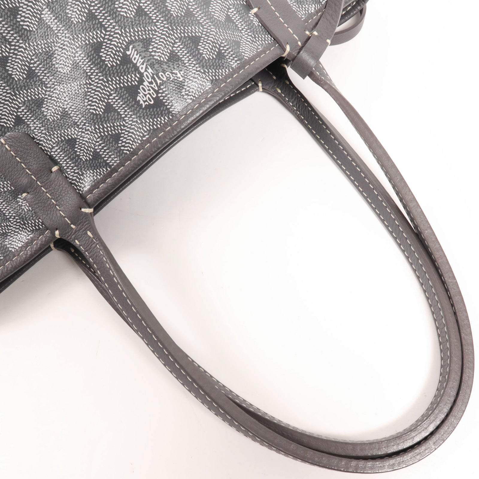 GOYARD 塗層帆布Anjou Mini銀扣手挽袋