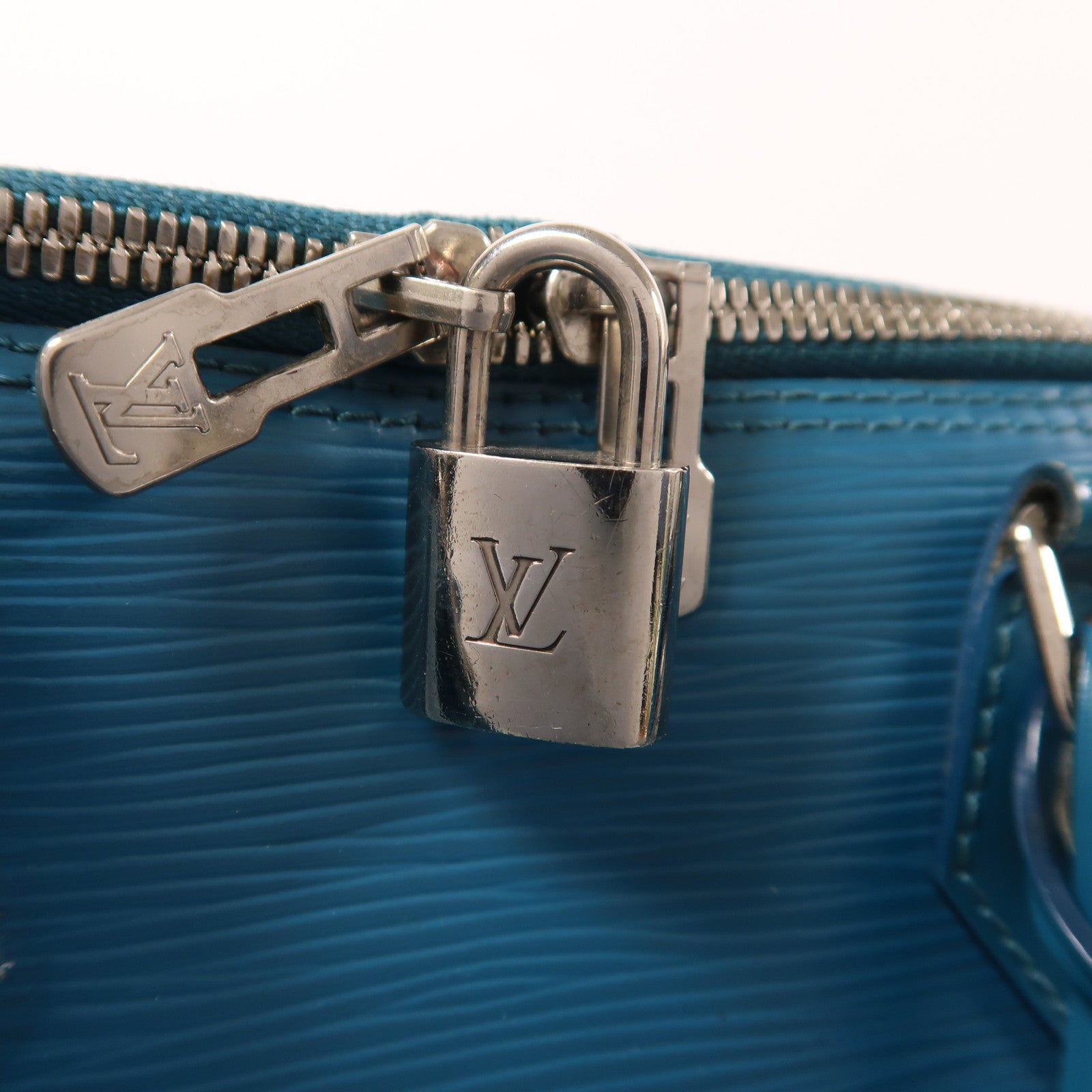 LOUIS VUITTON Epi Alma PM銀扣手挽袋