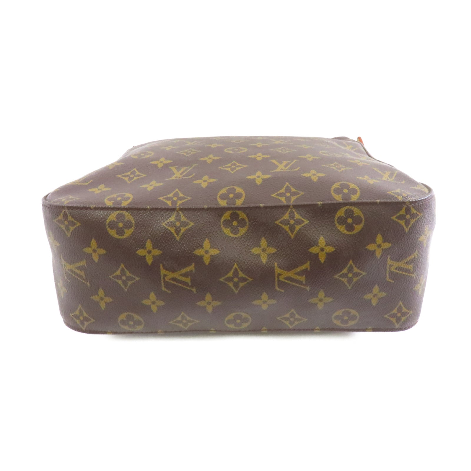 LOUIS VUITTON Monogram Looping GM金扣肩背袋啡色