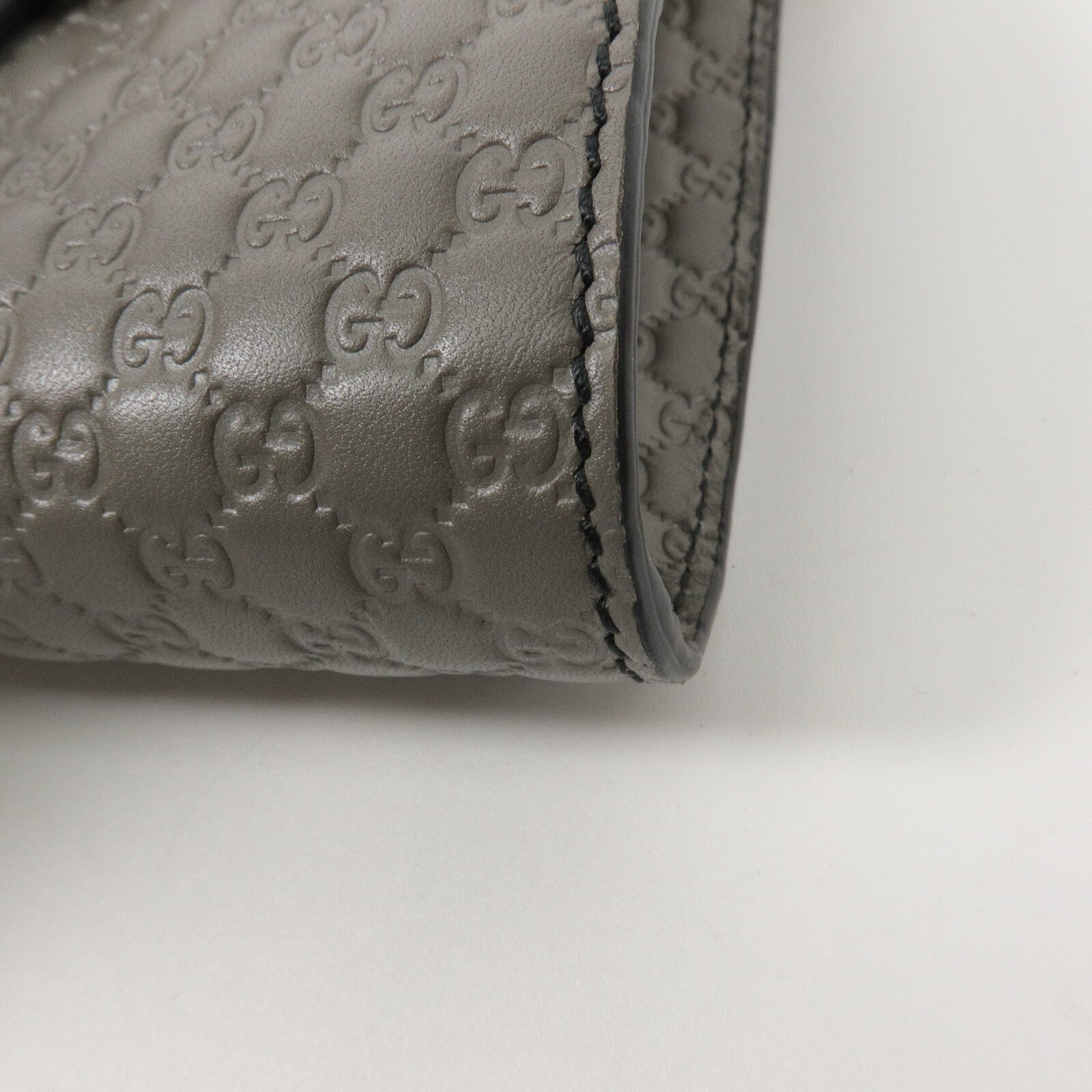 GUCCI 牛皮皮革Mini Emily鏈帶肩背袋