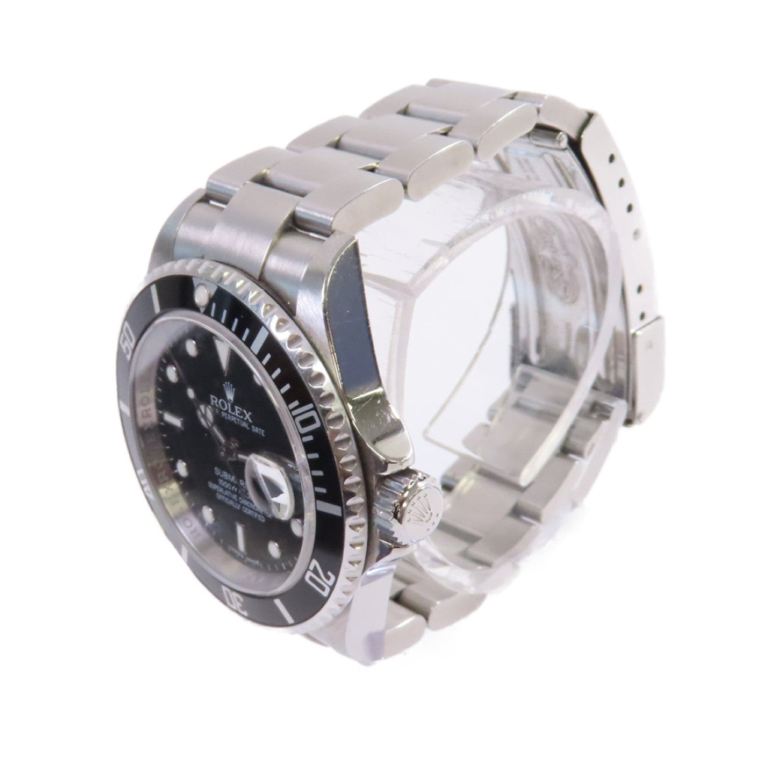 ROLEX Submariner Date Watch不鏽鋼自動機芯手錶黑色/銀色