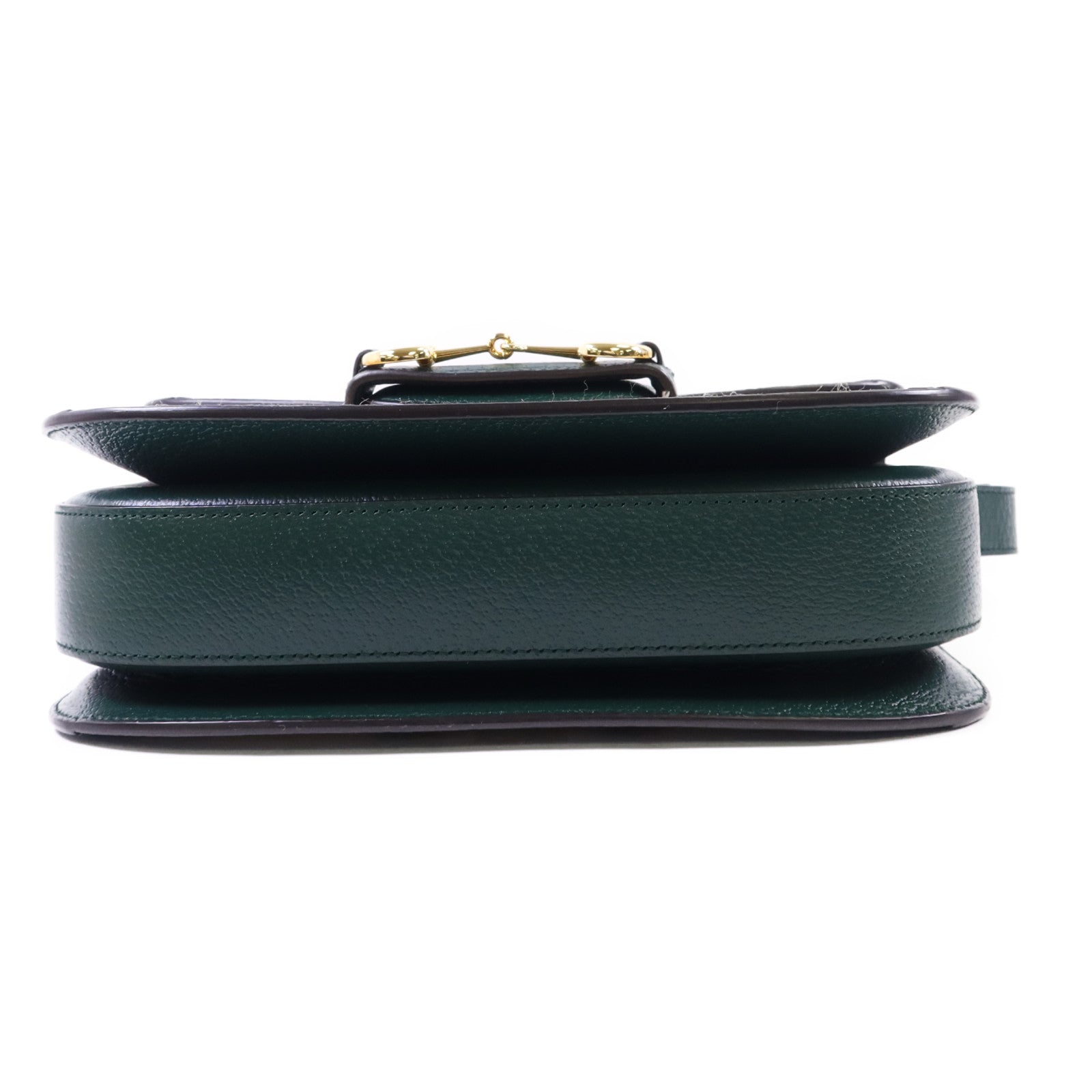 GUCCI 帆布Horsebit 1955 Medium金扣肩背袋