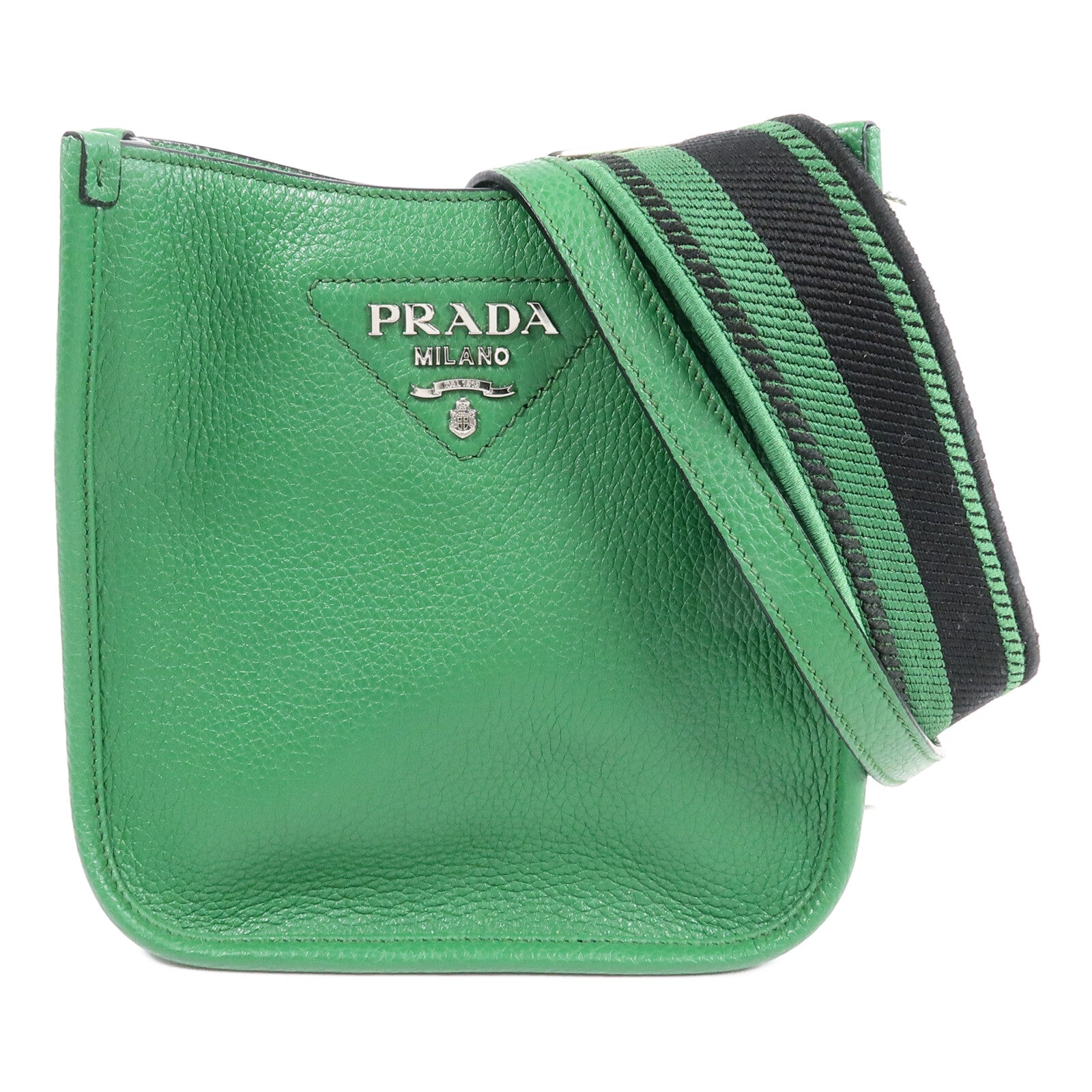 PRADA 牛皮皮革Mini Shoulder肩背袋