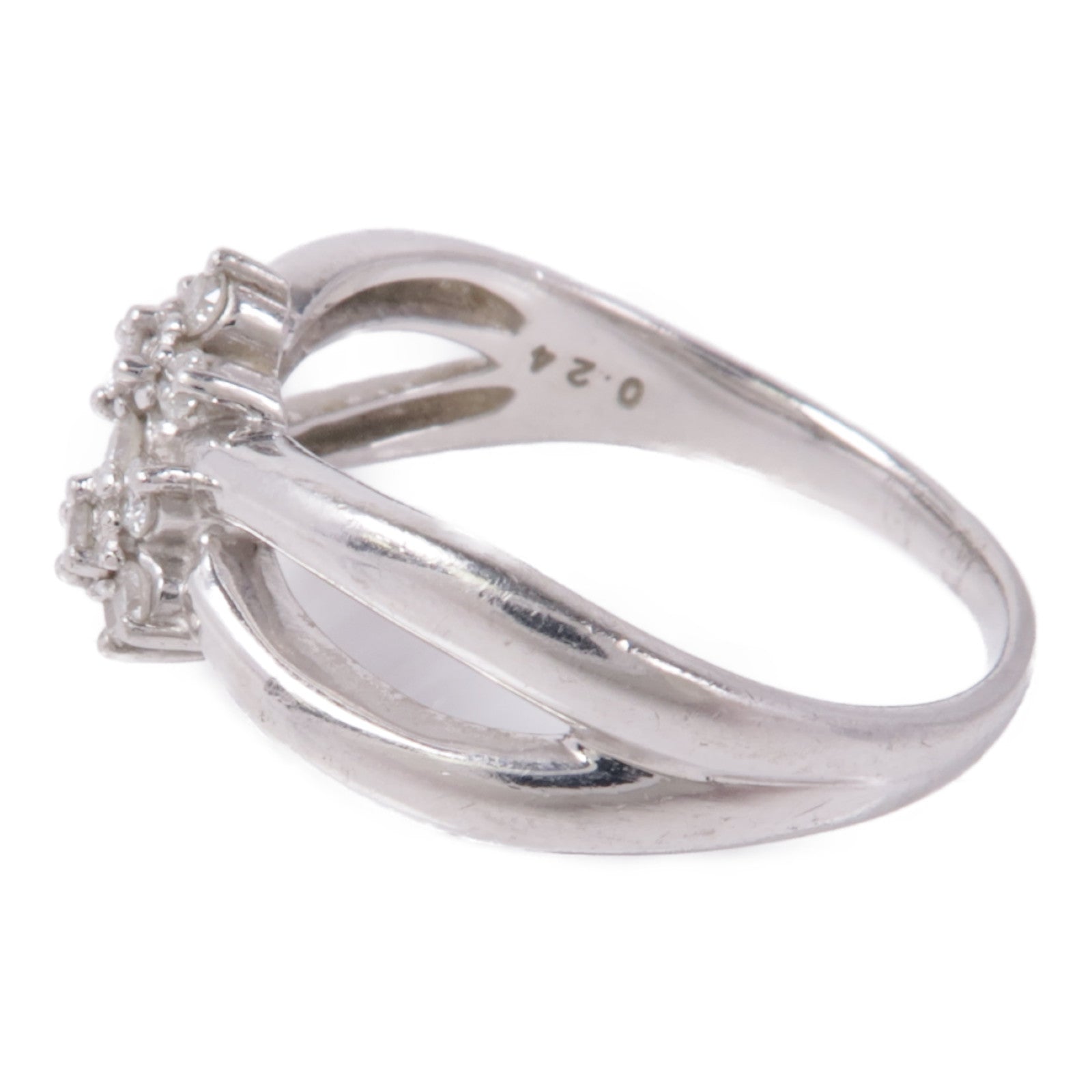 JEWELRY PT900鉑金Diamond Ring鑽石戒指US#7.25