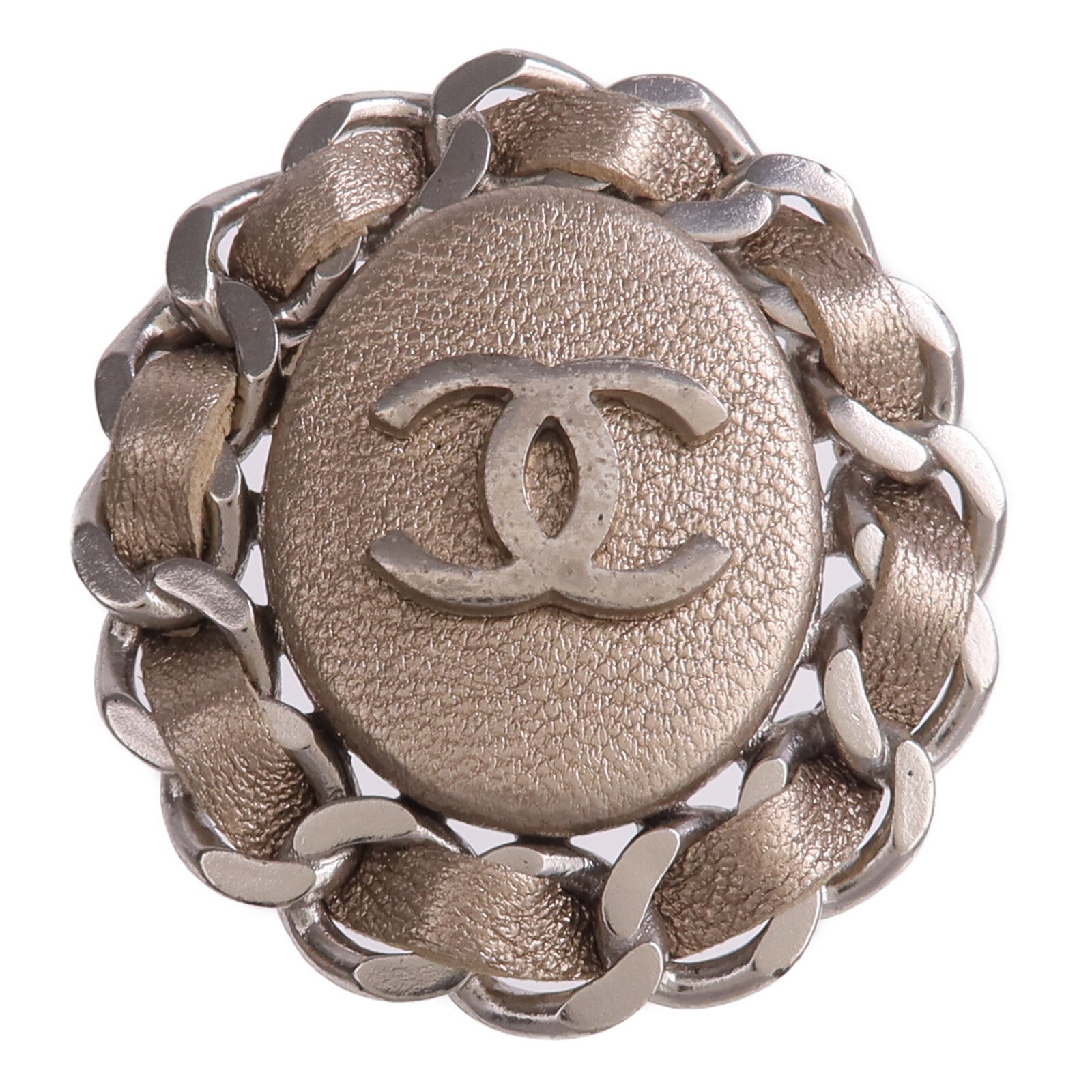 CHANEL 【激減優惠】金屬/皮革Brooch胸針
