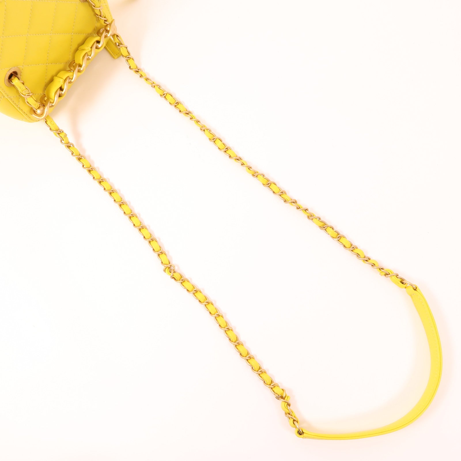 CHANEL 【激減優惠】牛皮皮革Chain Shoulder Bag金扣鏈帶手挽肩背兩用袋