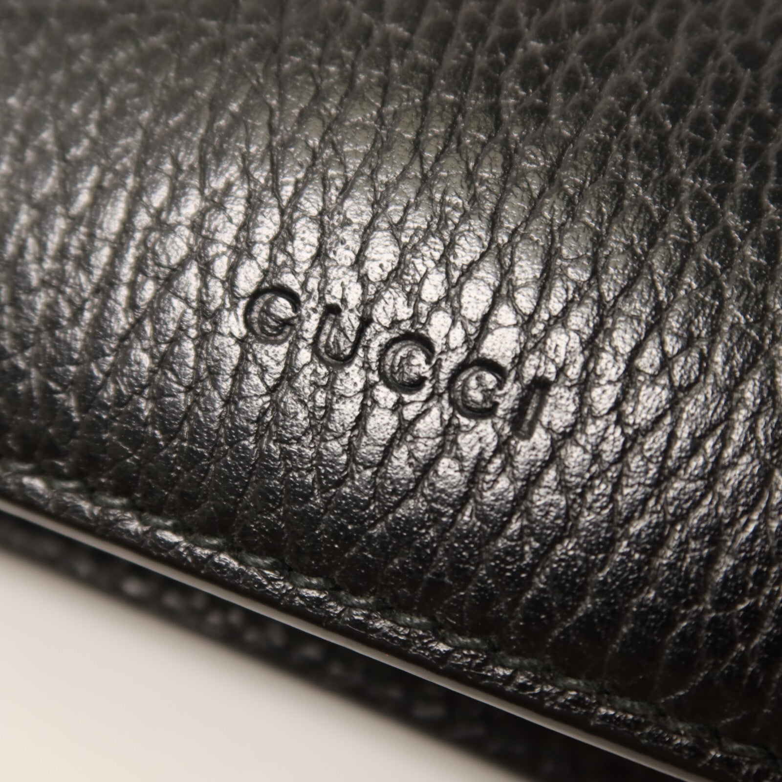 GUCCI 牛皮皮革Dionysus銀扣鏈帶肩背袋