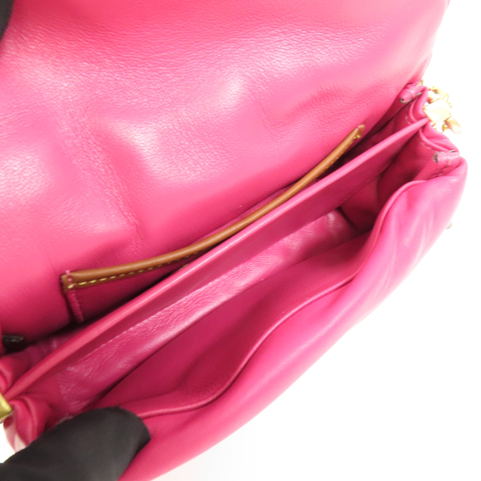 COACH 羊皮皮革Pillow Tabby 18金扣手挽肩背兩用袋