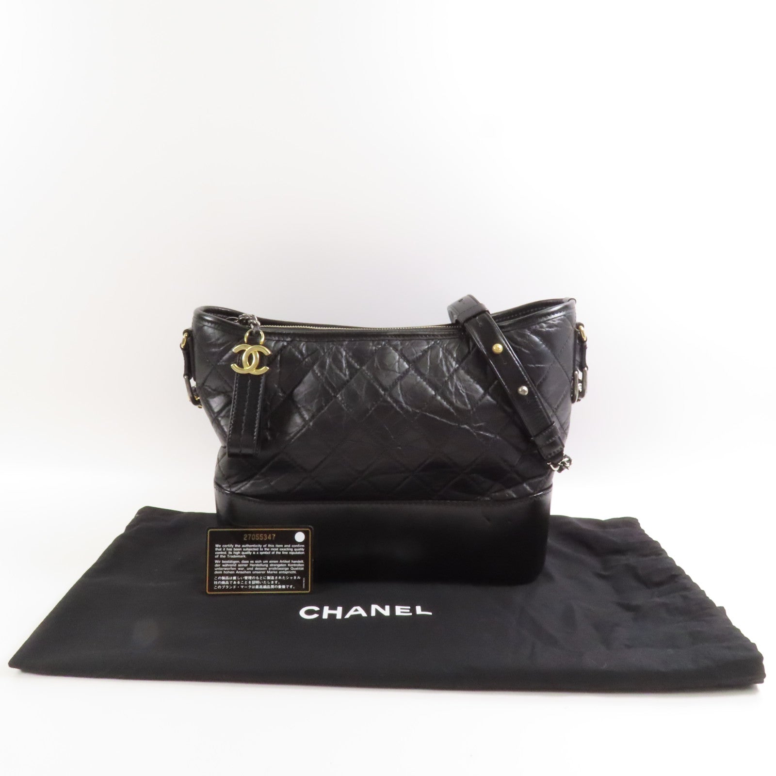 CHANEL 牛皮皮革Gabrielle肩背袋