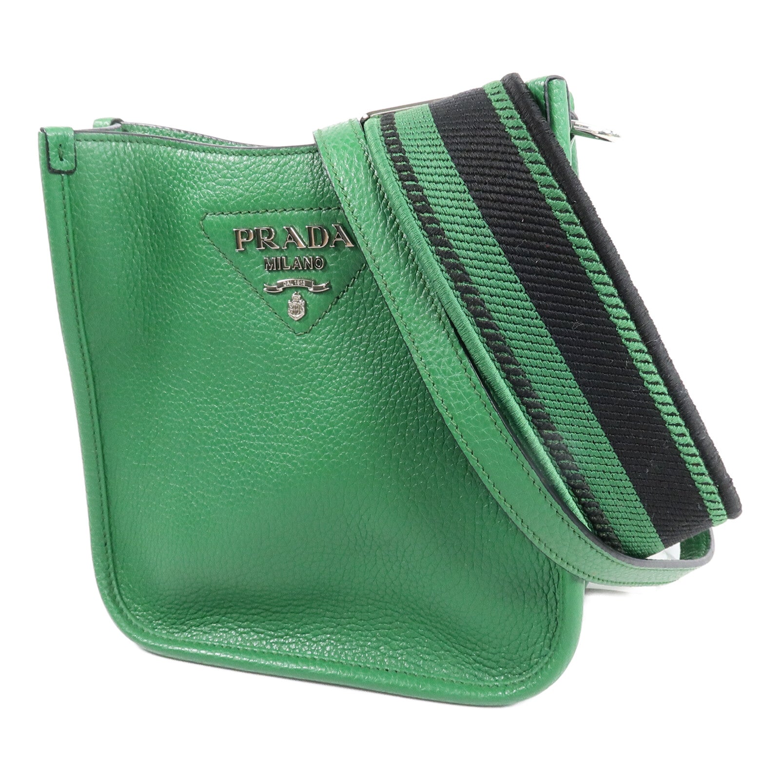 PRADA 牛皮皮革Mini Shoulder肩背袋