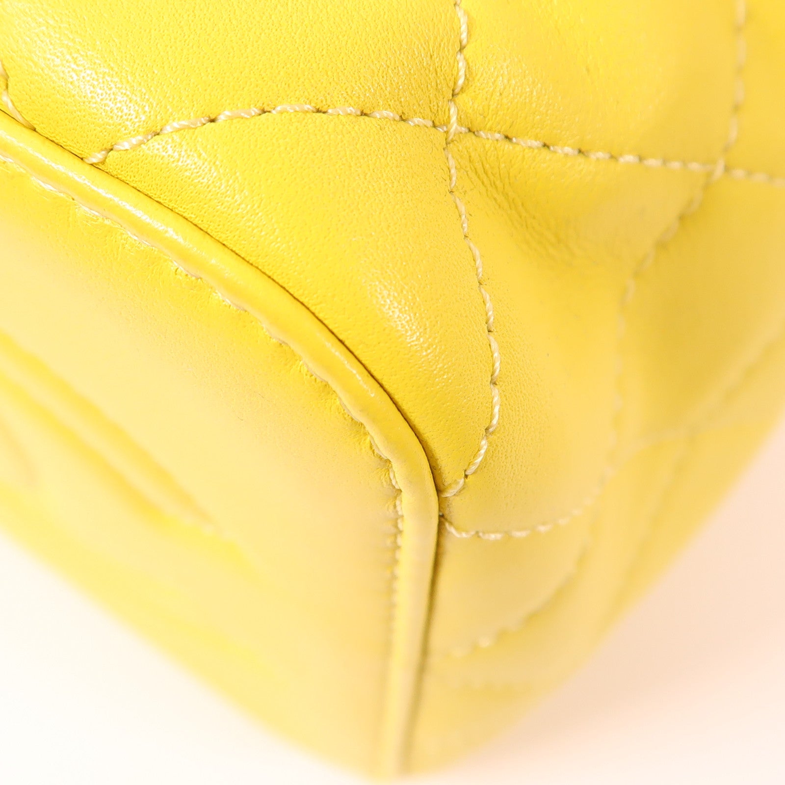 CHANEL 牛皮皮革Chain Shoulder Bag金扣鏈帶手挽肩背兩用袋