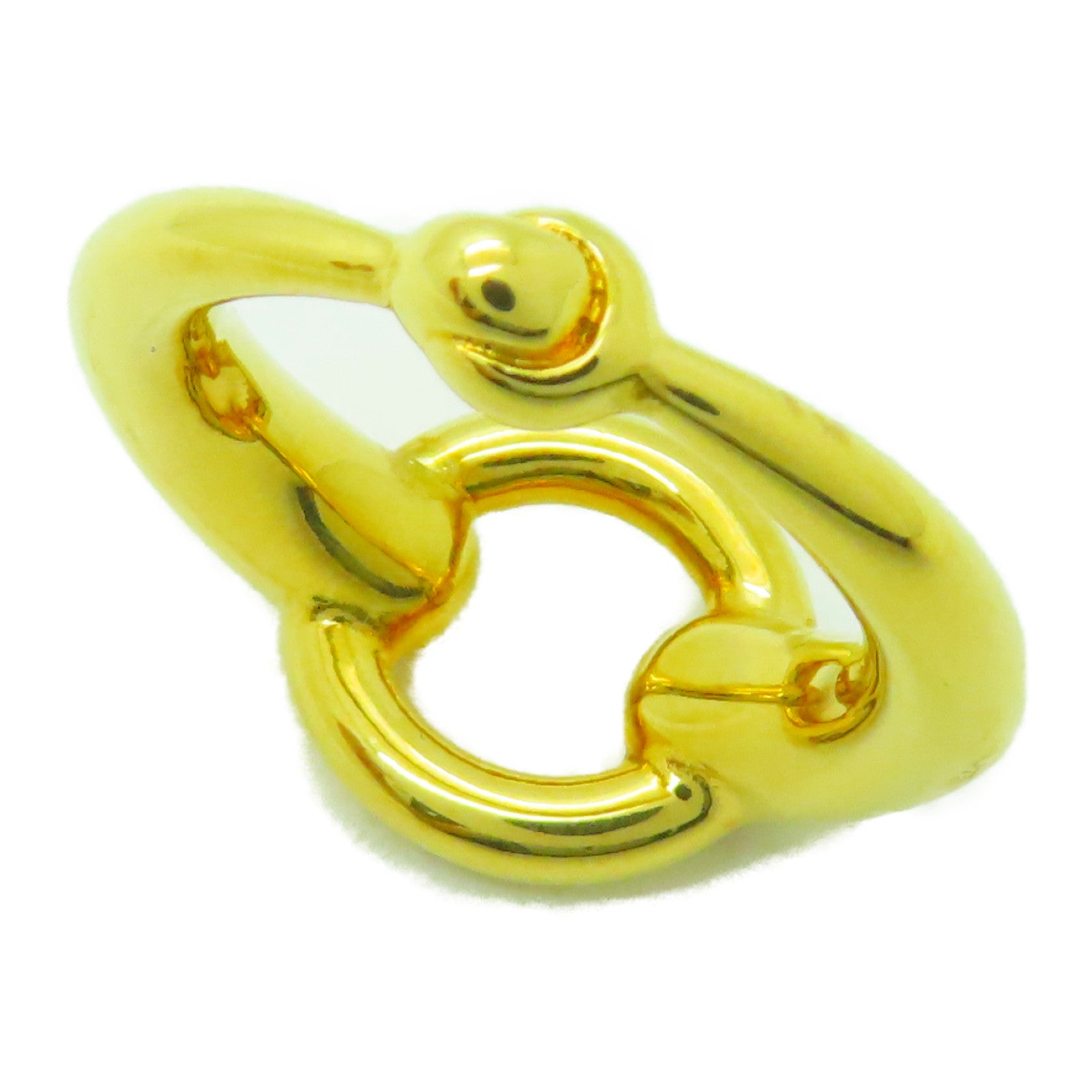 HERMES 【激減優惠】金屬Scarf Ring絲巾扣金色