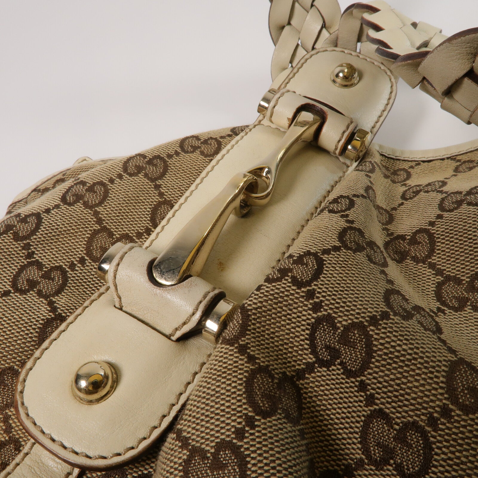 GUCCI 帆布Shoulder Tote肩背袋/手挽袋