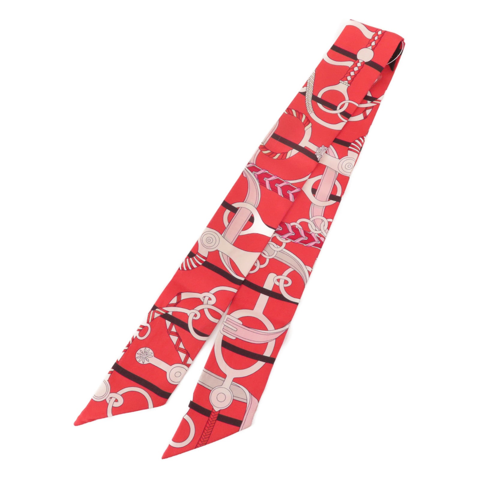 HERMES 絲質Twilly絲巾