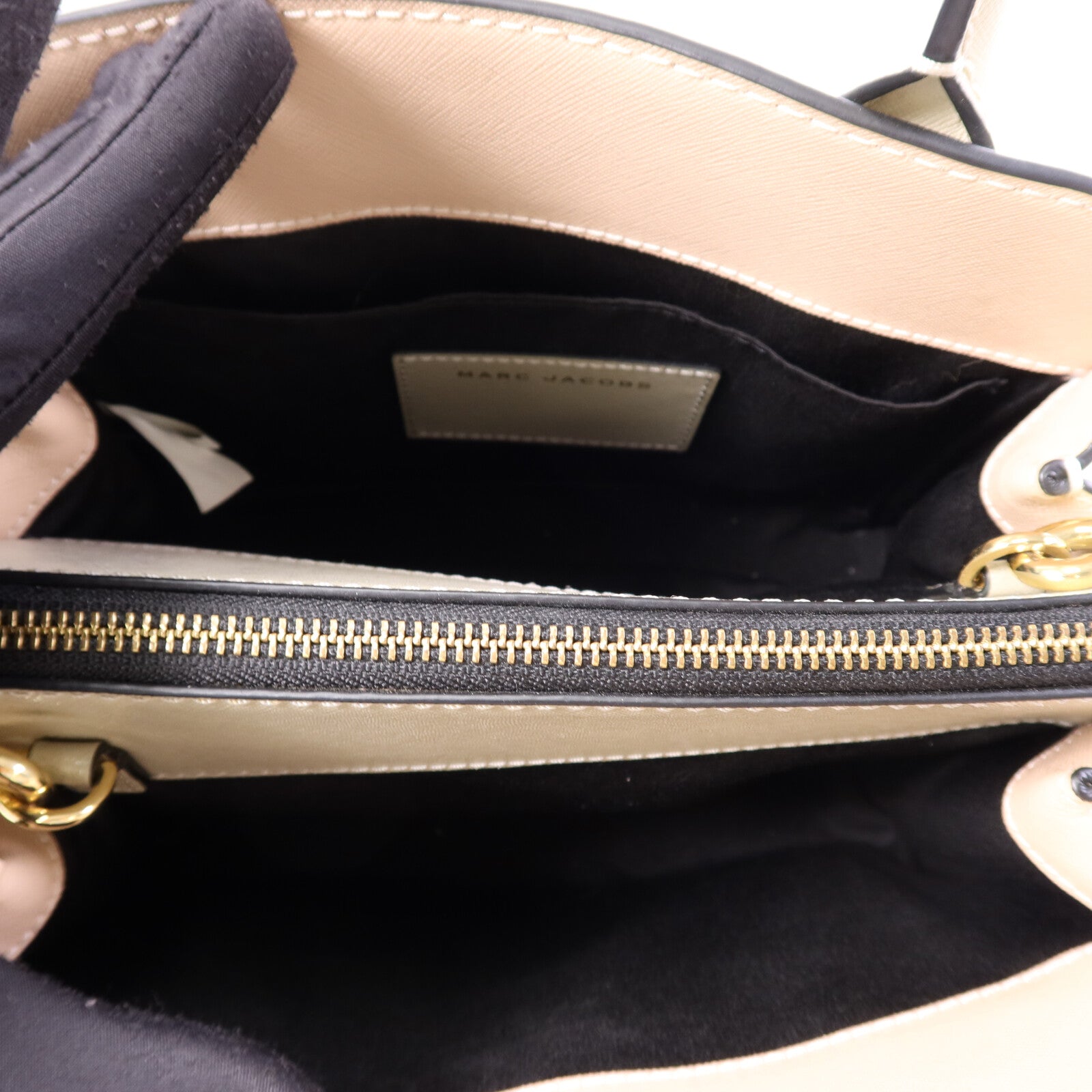 MARC JACOBS 牛皮皮革Little Big Shot Bag金扣手挽肩背兩用