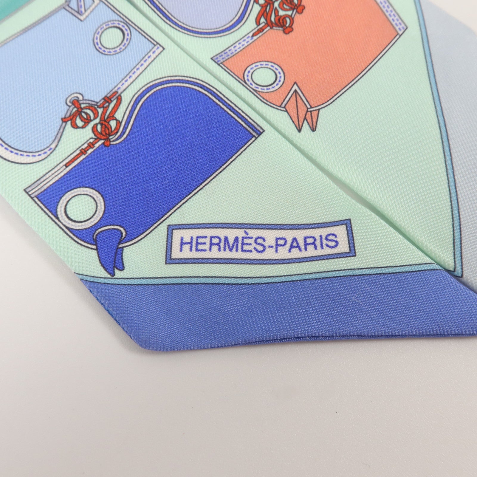 HERMES 絲質Twilly絲巾