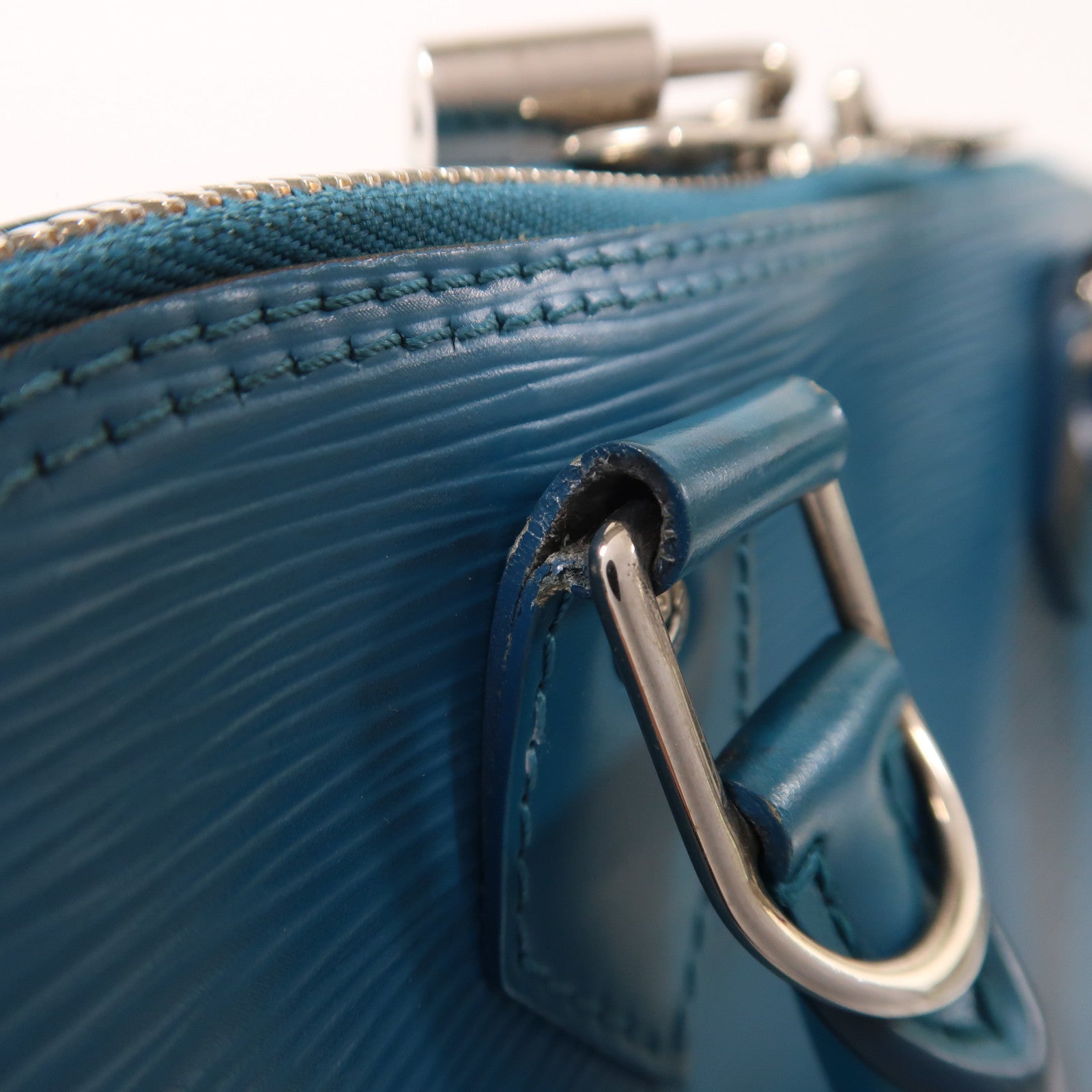 LOUIS VUITTON Epi Alma PM銀扣手挽袋