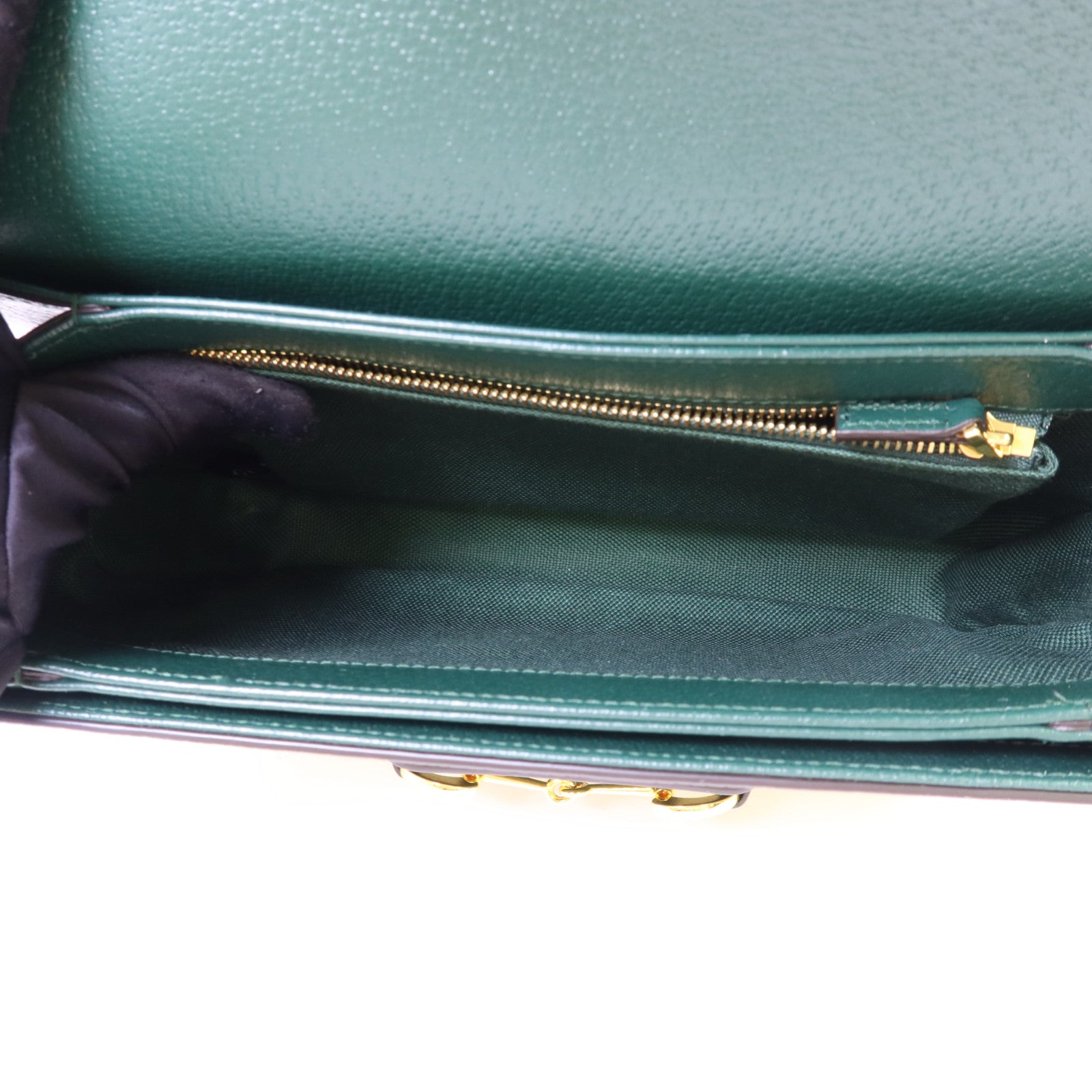 GUCCI 帆布Horsebit 1955 Medium金扣肩背袋