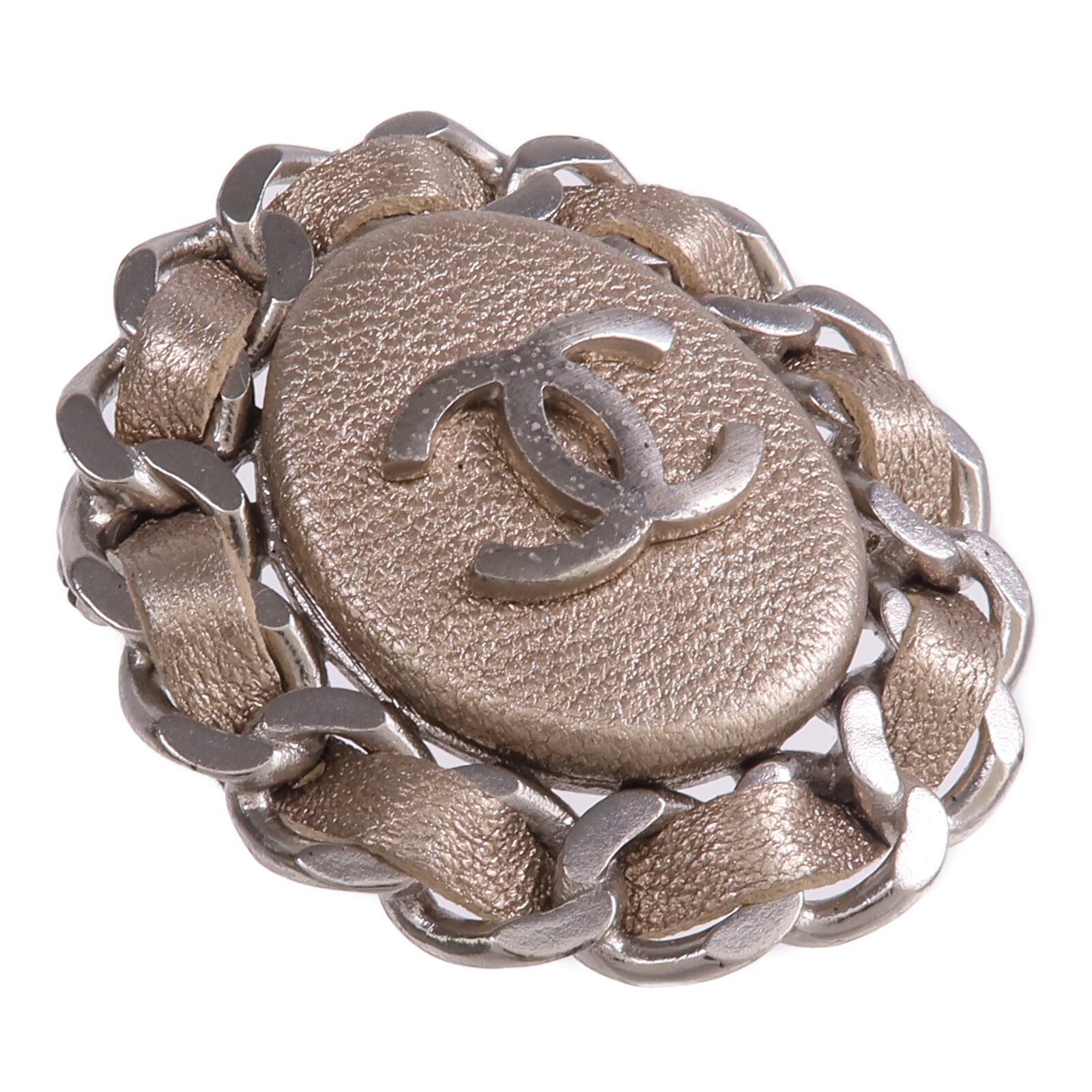 CHANEL 【激減優惠】金屬/皮革Brooch胸針