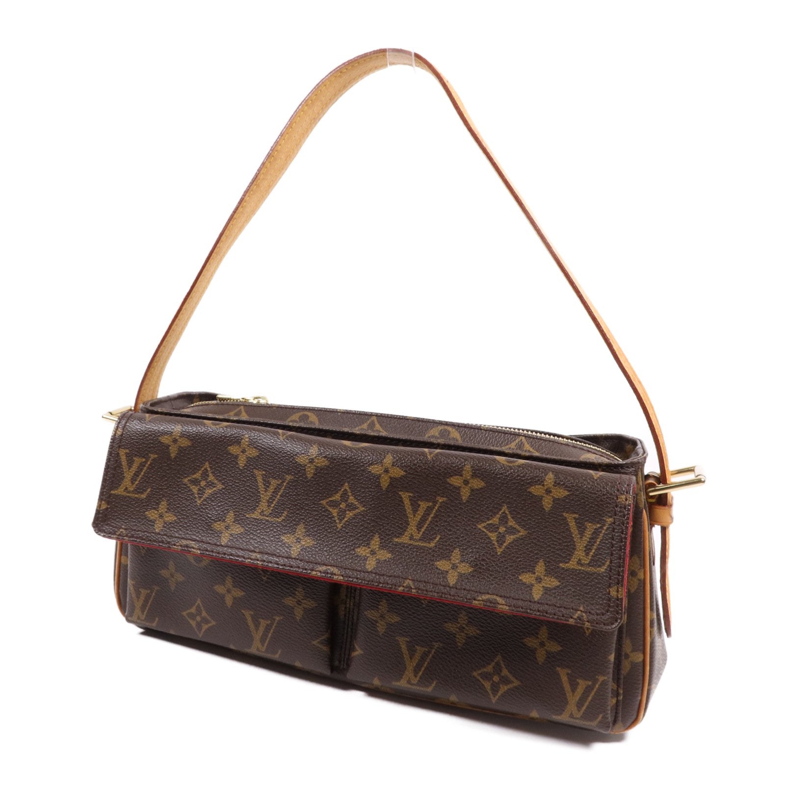 LOUIS VUITTON Monogram Viva Cite MM金扣肩背袋